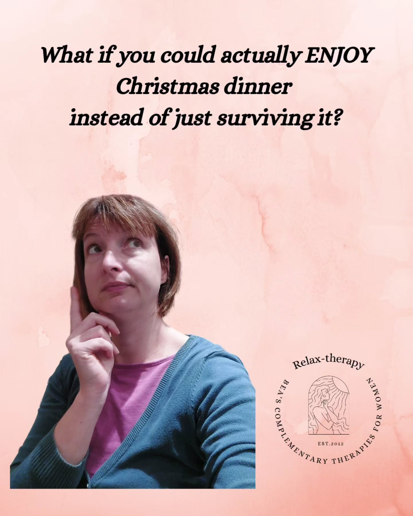 It's Christmas dinner.
You're sitting at the table.
And instead of feeling:
✨ Exhausted from cooking all morning
✨ Tense from managing everyone's needs
✨ Overwhelmed by the noise and chaos
You actually feel present.
Calm.
Like yourself.
That's what one massage combined with reflexology session before Christmas can do.
It won't fix everything.
But it will help you show up as the version of yourself you actually want to be.
I have availabilities before Christmas.
Text/call on 075 518 14 122