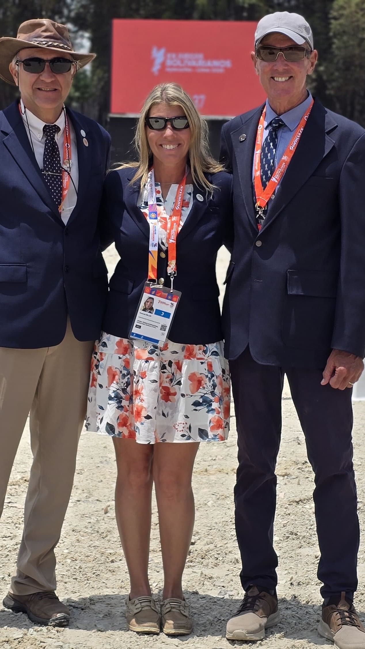 What an incredible week being apart of the best team at the Bolivarian Games in Lima, Peru! So grateful for the opportunity. Working with friends and making new ones! You have to pinch me somedays, I must be dreaming!💞. #millereventing #bolivariangames2025 #feiofficial @peterscottgray @thecalihorse