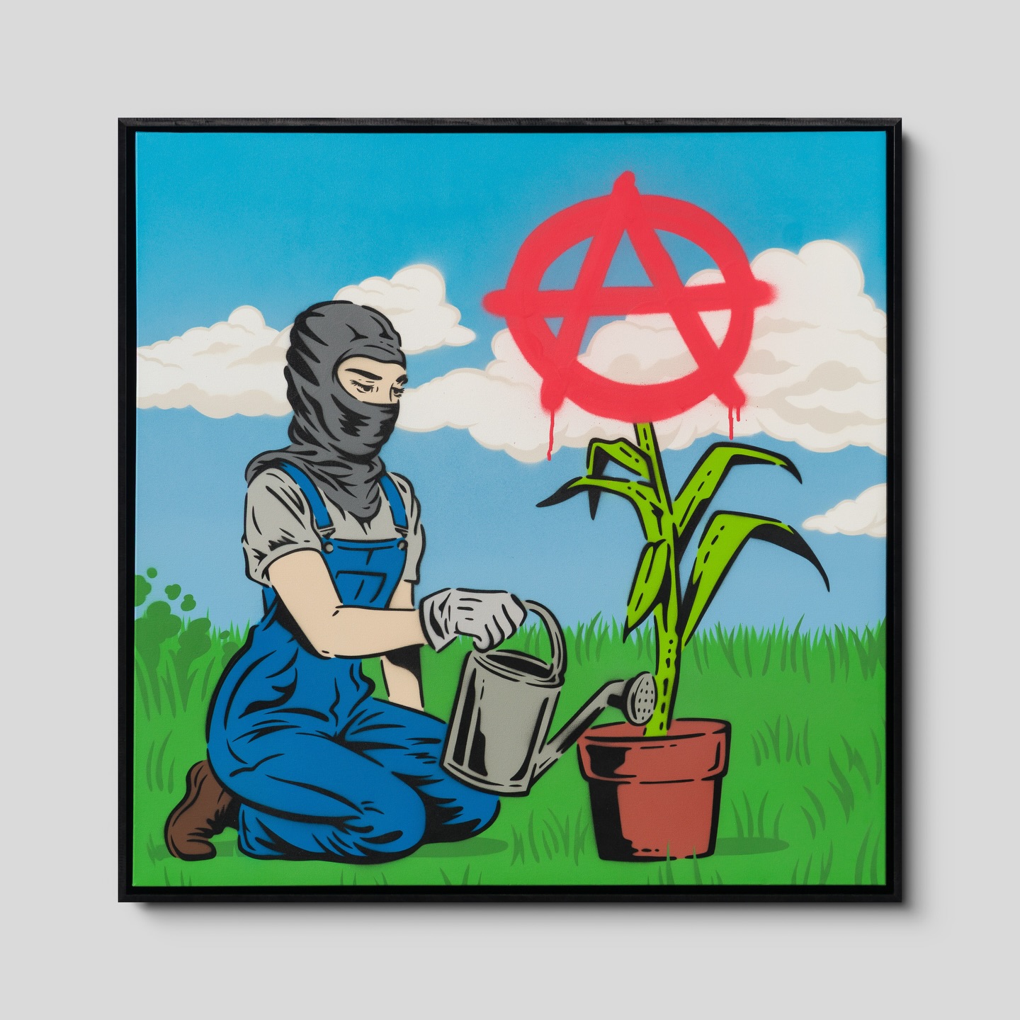 Growing Anarchy. Available from @castlefineart
#artist #art #popart #stencil #stencilart #anarchy #painting #richsimmonsart