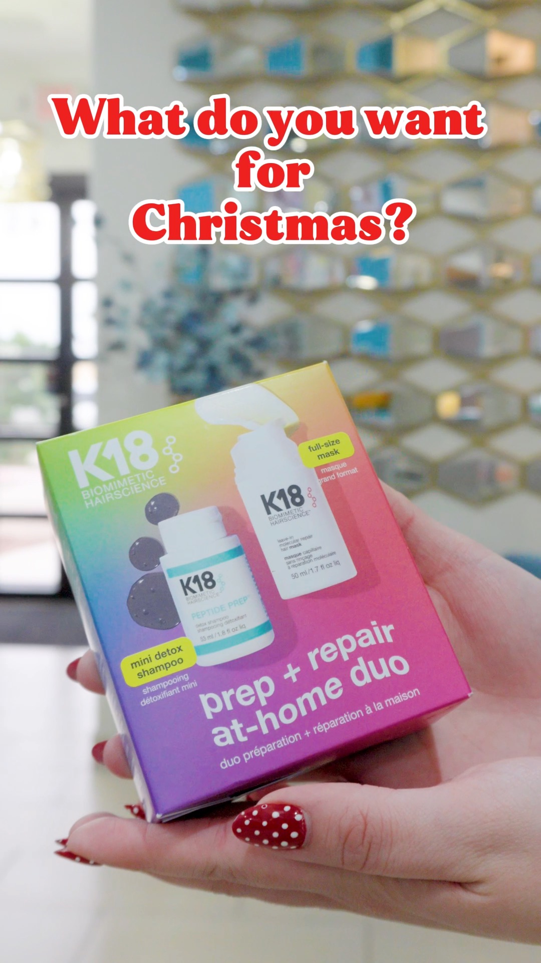 What do you want for Christmas?
Because honestly… healthy hair is at the top of our list. 🎄✨
Whether you’re team Olaplex or team K18 Biomimetic Hairscience, both are powerhouse treatments that repair damage, strengthen your hair, and bring back that soft, shiny, holiday-ready glow.
Give your hair a gift this season. We’ll help you choose the treatment that fits your hair best.
📍 2645 Cornerstone Blvd, Edinburg, TX
📞 (956) 630-4772
#AvalonSpaSalonRGV #RGVHairByAvalon #RGVHairstylist #RioGrandeValleyHair #HairGoalsRGV