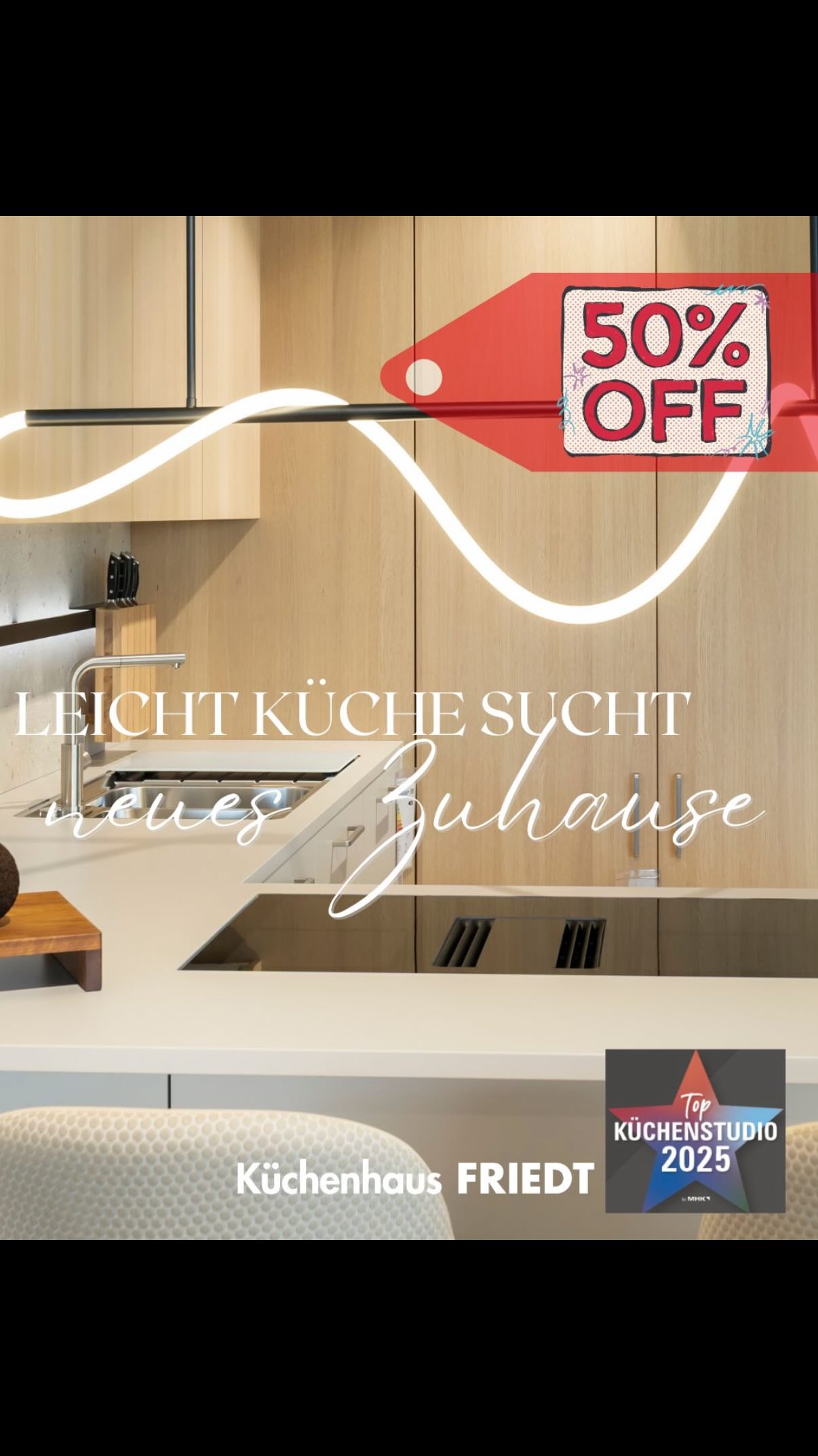 Unsere LEICHT Ausstellungsküche sucht ein neues Zuhause.
Sie war ein echtes Highlight in unserer Ausstellung – jetzt darf sie weiterziehen und jemand anderem Freude schenken.
💛 Abverkaufspreis: 19.900 €
🆕 Neupreis: 41.300 € (inkl. aller Geräte)
📦 Abholpreis
📅 2025er Modell
Wir brauchen dringend Platz für unseren Umbau – und vielleicht braucht ihr ja genau diese Küche, um euer Zuhause perfekt zu machen.
Meldet euch gern, wir erzählen euch alles Weitere. #leichtküchen #abverkauf #sale #ausstellungsküche #abverkaufküche #kraichgau #heilbronn #karlsruhe #stuttgart #sinsheim #schnäppchen