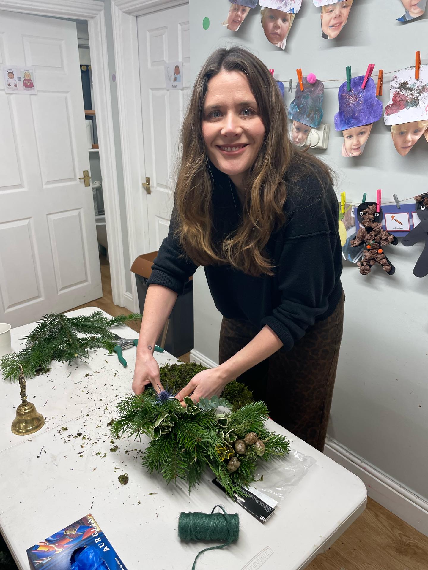 A big thank you for supporting our Pre school with a lovely Wreath making evening… they look beautiful 😍