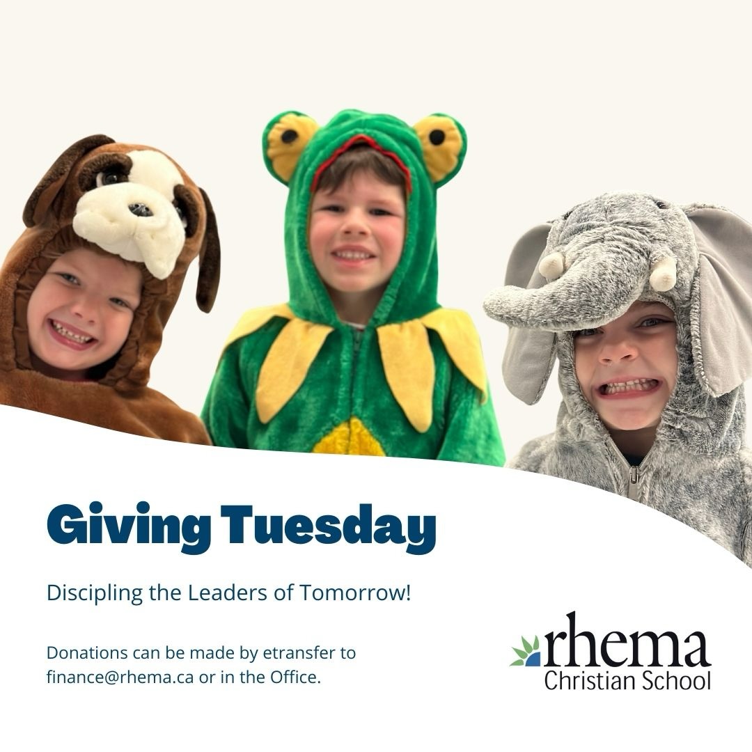 Rhema is an investment towards a better future for our kids, our city, our country – our world. Tomorrow’s leaders are learning and growing in these walls!
Every day we’re pouring into our students and trusting that God will continue His work in and through them. Without our supporters, none of this would be possible. On this Giving Tuesday, we invite you to partner with our mission and allow us to continue thriving. #givingtuesday #theleadersoftomorrow #rhemachristianschool