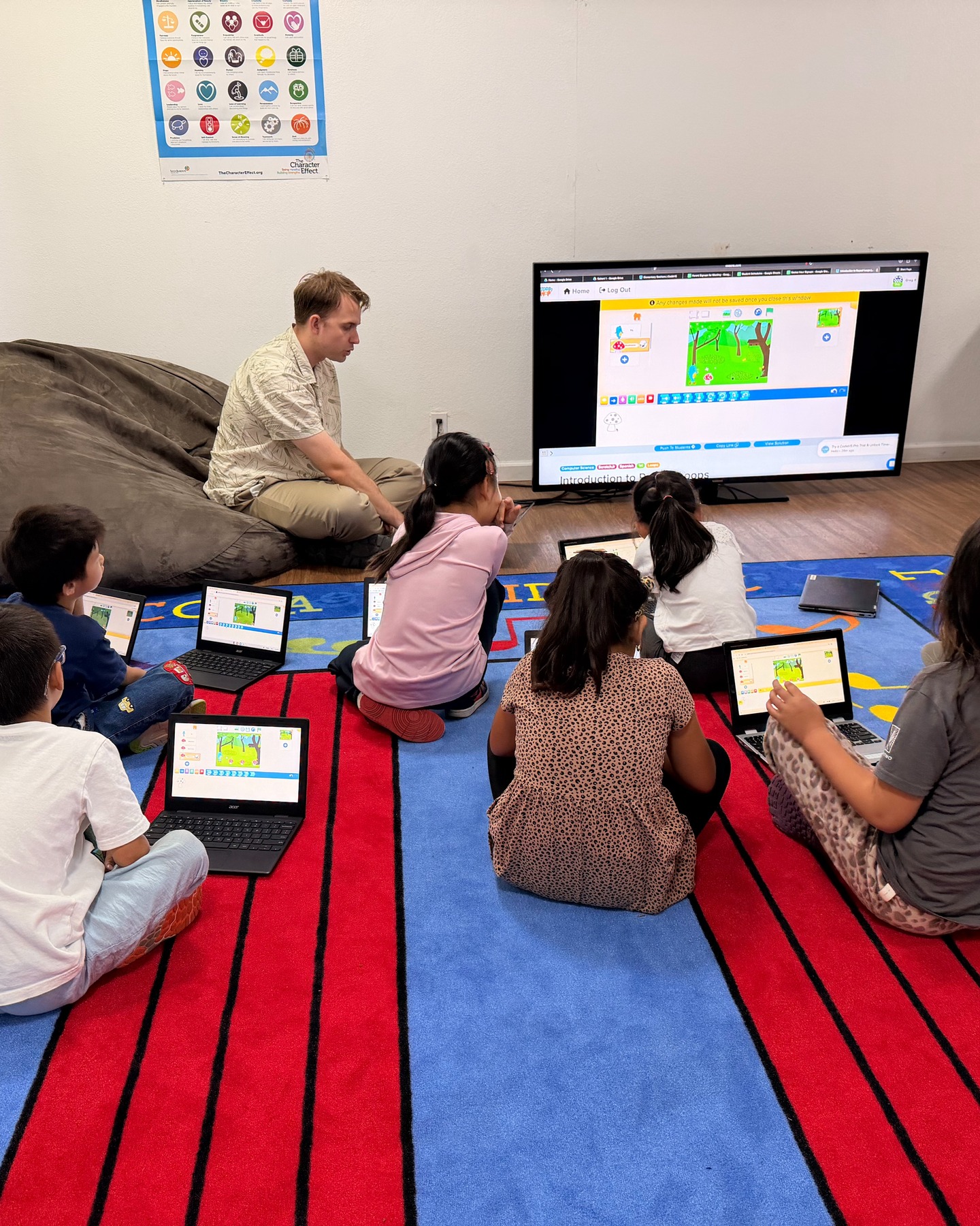 ✨ First & Second Grade Students Learning to Code at Leadways!
Our youngest learners are building problem-solving skills, creativity, and confidence through hands-on learning — with coding Scratch Foundation!
They’ve created interactive games using block-based tools that mirror the logic of real programming languages.
If you’re curious to see how we do it, join us at our Open House this Saturday at 10AM in Cupertino and experience our classrooms in action.
✅ Meet our principal, teachers, and current students
✅ Tour our campus and classrooms
✅ Try hands-on learning activities
✅ Learn more about small class size, personalized learning plans, and daily SEL
✅ Enjoy free breakfast for the whole family
🌟 Special Enrollment Offer:
Apply by December 1st and receive FREE after-school care for the upcoming school year — a $7,200 value!
Come see what joyful, personalized learning looks like at Leadways TK–8.
📍 Cupertino
📅 This Saturday Dec. 6th, 10AM - 12PM
👉 RSVP at our link in bio!
#kidsengineering #openhouse #microschool #privateschool #cupertino #bayarea #kidscoding #gamedesign #childdevelopment