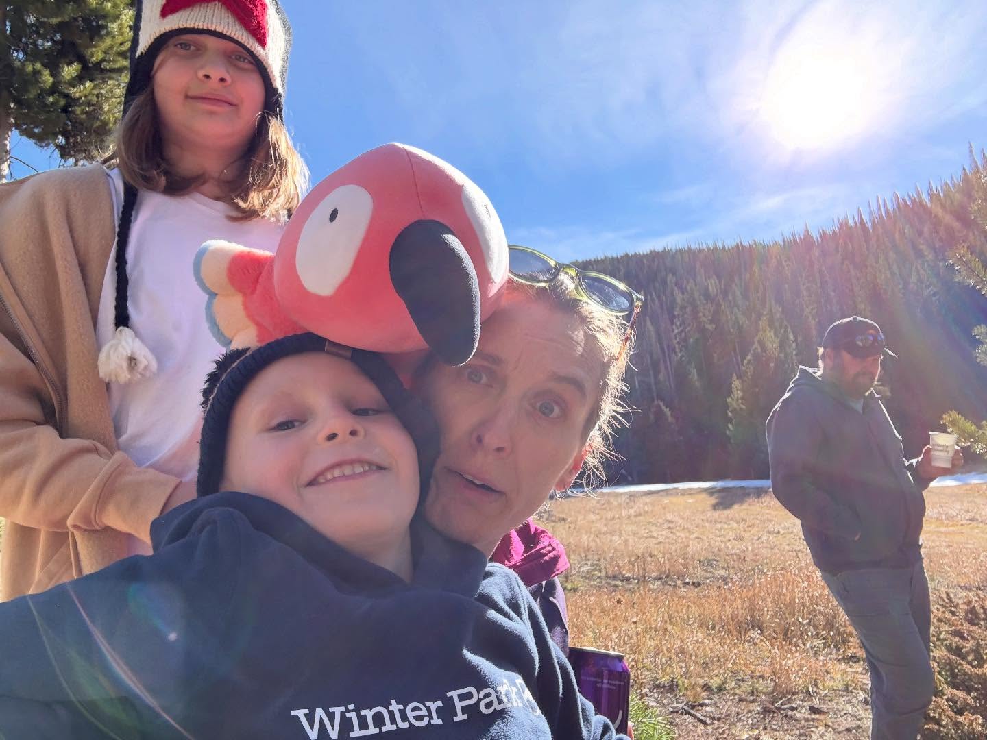 We all went and hunted the Christmas trees in the dangerous wild forests of southern Wyoming. We braved the āsevere cold,ā musical lollipops, boiling Saratoga hot springs; later, we barely escaped the āmountain lionsā and braved a visit to a park. We remain strong, bravely looking forward to another year of upholding the tradition. #feelingthankful