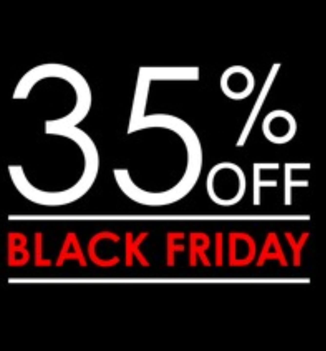 Black Friday Offer:
Today at 1pm, take 35% off the entire site, and receive a free gift with every order, no code needed.
Saturday's discount is 35%
Sunday's is 25%.
Free shipping is also included on all weekend orders.
Everything must go!!!