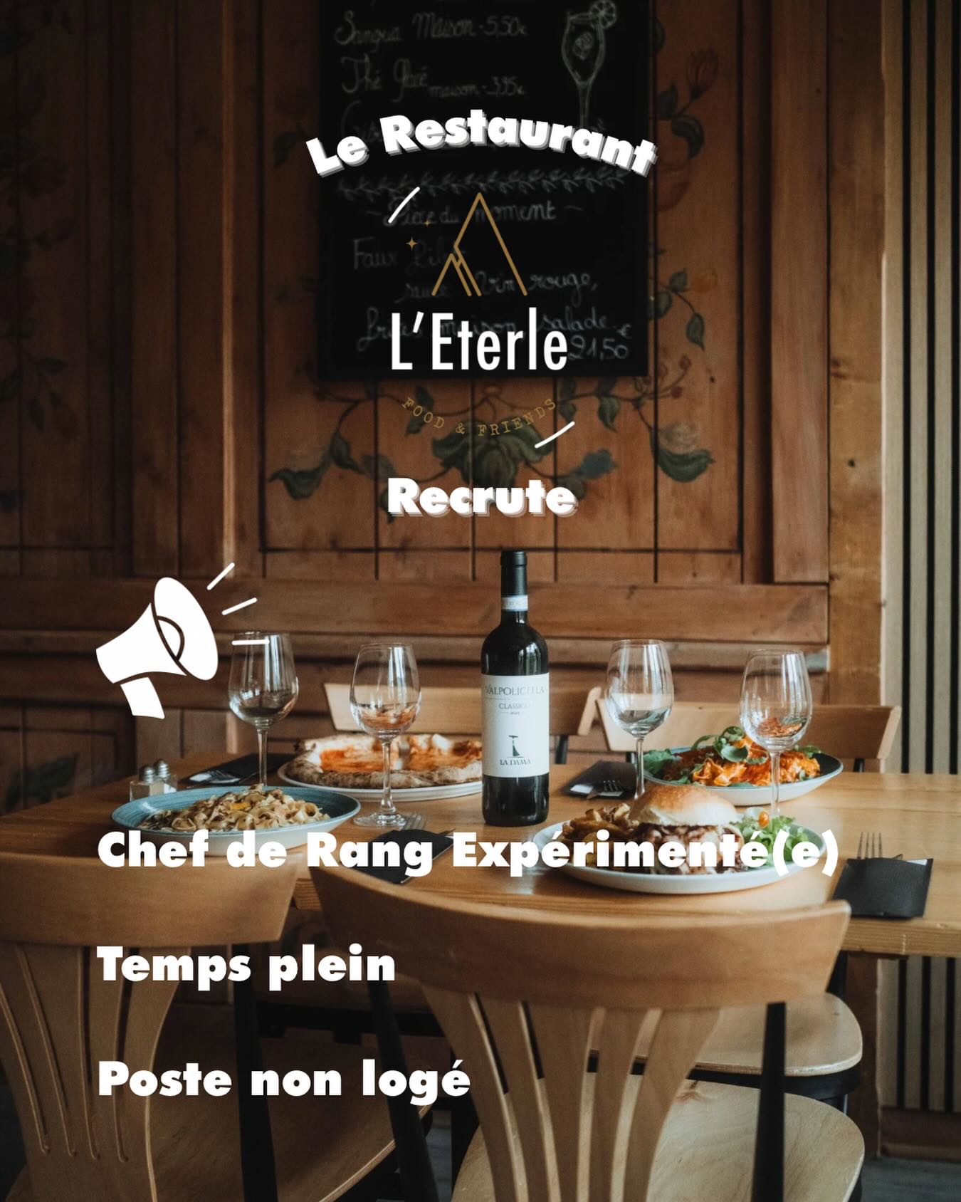 Nous recrutons un(e) Chef(fe) de rang ! 👋🍽️
Tu aimes le contact client, tu gères ton service avec le sourire 😄 et tu as le sens du détail ? Rejoins notre équipe !
Ton rôle 🔥
• Accueillir et chouchouter nos clients 🤗
• Gérer ton rang avec efficacité ⚡
• Conseiller sur nos pizzas, plats et boissons 🍕🥗🍷
• Travailler en équipe avec la salle & la cuisine 🤝
Ton profil ✨
• Dynamique, motivé(e) et souriant(e) 🙂
• Expérience en service (resto italien = un plus 🍝)
• Sens du relationnel et envie de faire passer un bon moment 💬
Nous offrons 🎁
• Ambiance conviviale & familiale 🏠
• Pizzas & plats 100% faits maison 👨🍳🍕
• Équipe soudée 💪
• Repas, tips 🍽️
• Voir des clients repartir heureux 😊
Service en coupure
Contact : maxime.chambel.pro@gmail.com