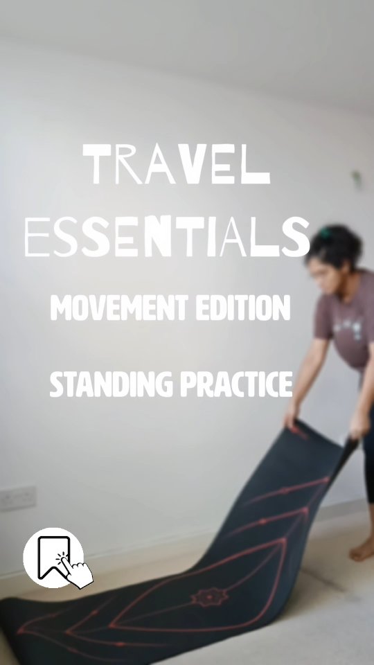 Save this for later! When you don't have a large space or are more comfortable moving in a standing position.