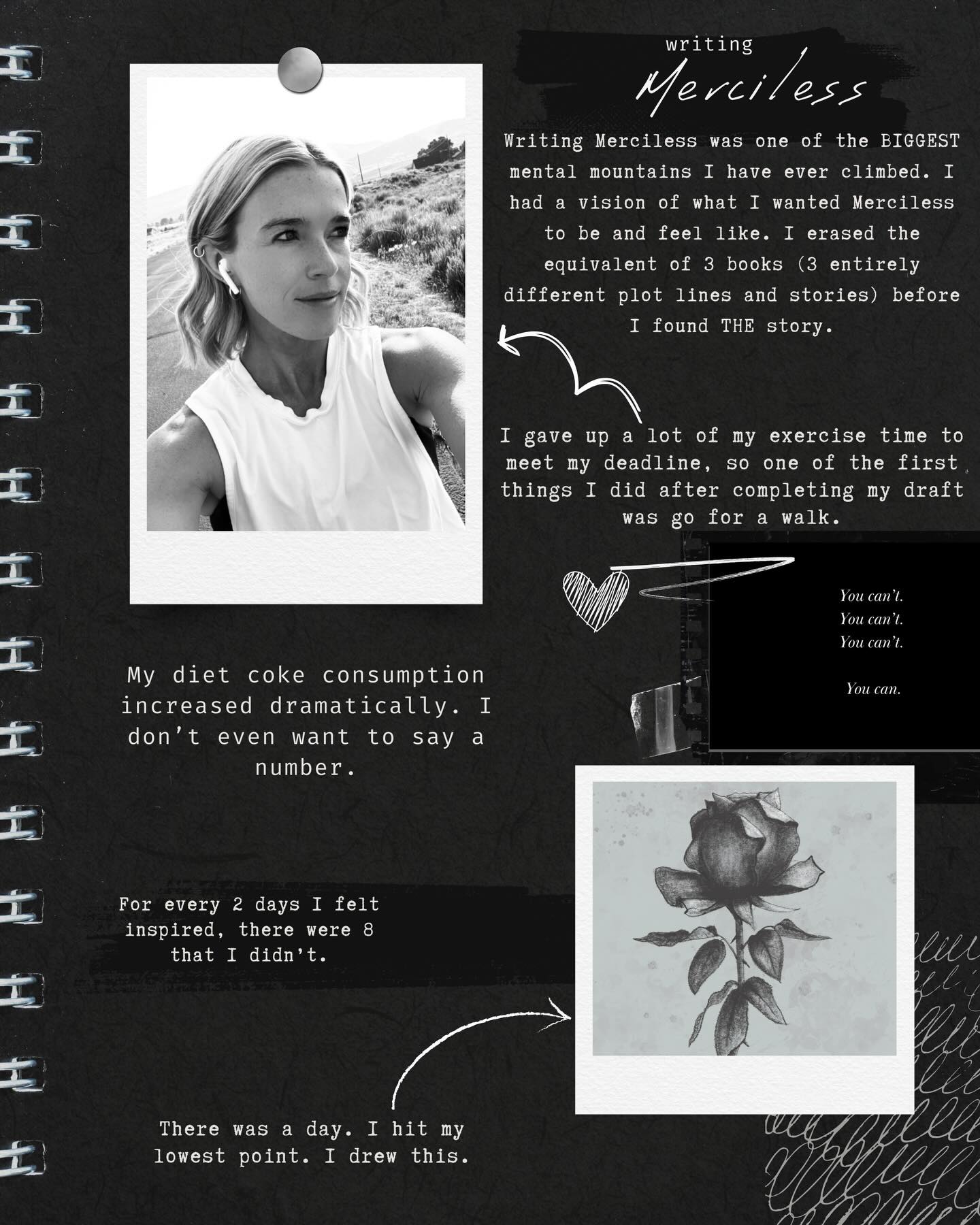 Writing MERCILESS 🖤🥀
Thank you all for following along. 🖤
PS.
I may or may not be sending a newsletter out tomorrow. It may or may not have something in it. 👀