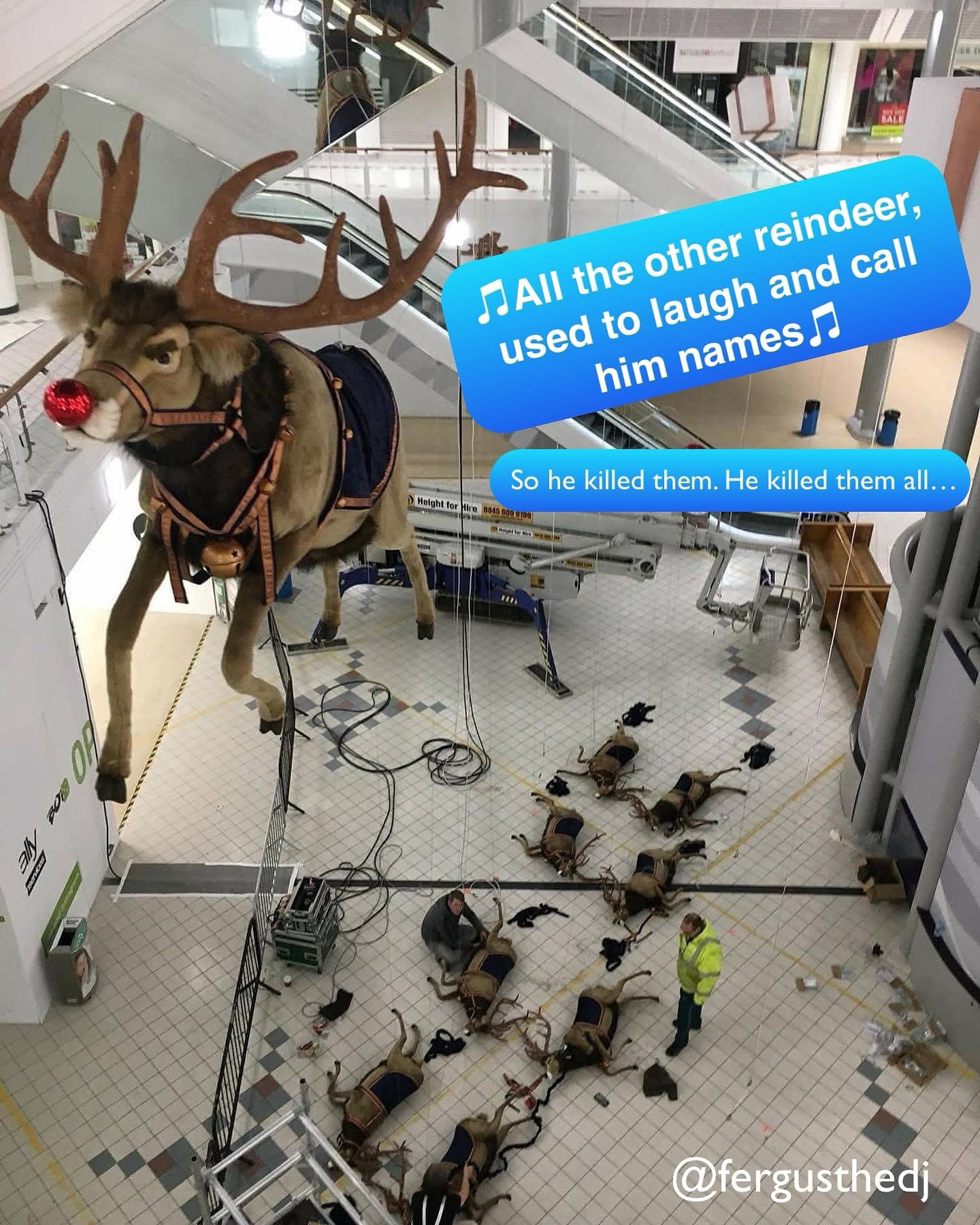 So he killed them…he killed them all 😉
#itsthemostwonderfultimeoftheyear🎄❄️☃️🎅