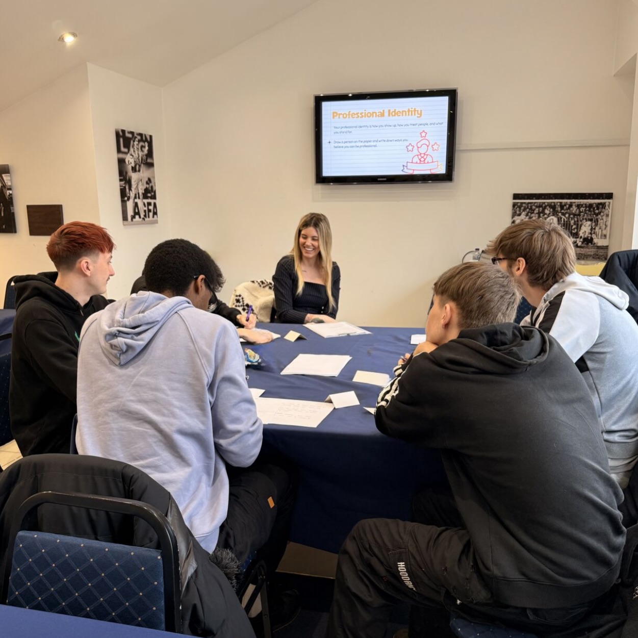 Happiness comes when you can feel excited for your future and comfortable and confident in yourself.