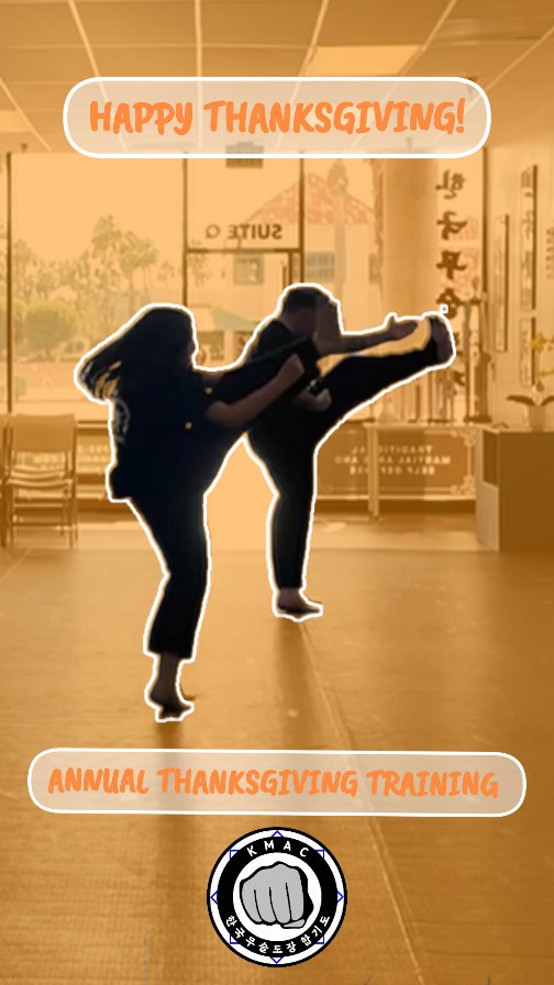 Happy Thanksgiving from KMAC! 🦃 Today, we kept up our family tradition of practicing together and having a little fun. Check out our highlight reel to see the action!
We're so grateful for our amazing students, families, and supporters. Thank you for all you do!
#thanksgiving #worldkidofederation #한민족합기도