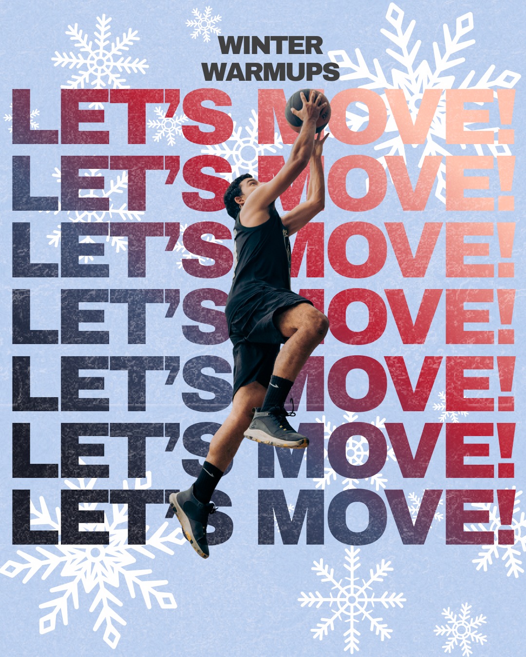 Don't forget to warm-up this winter with simple exercises to thaw yourself out or to get beginners moving!
Not enough? Give us a follow and check out our site for local events and high-quality gear to get you on your game!
#training#workout#basketball#beginner