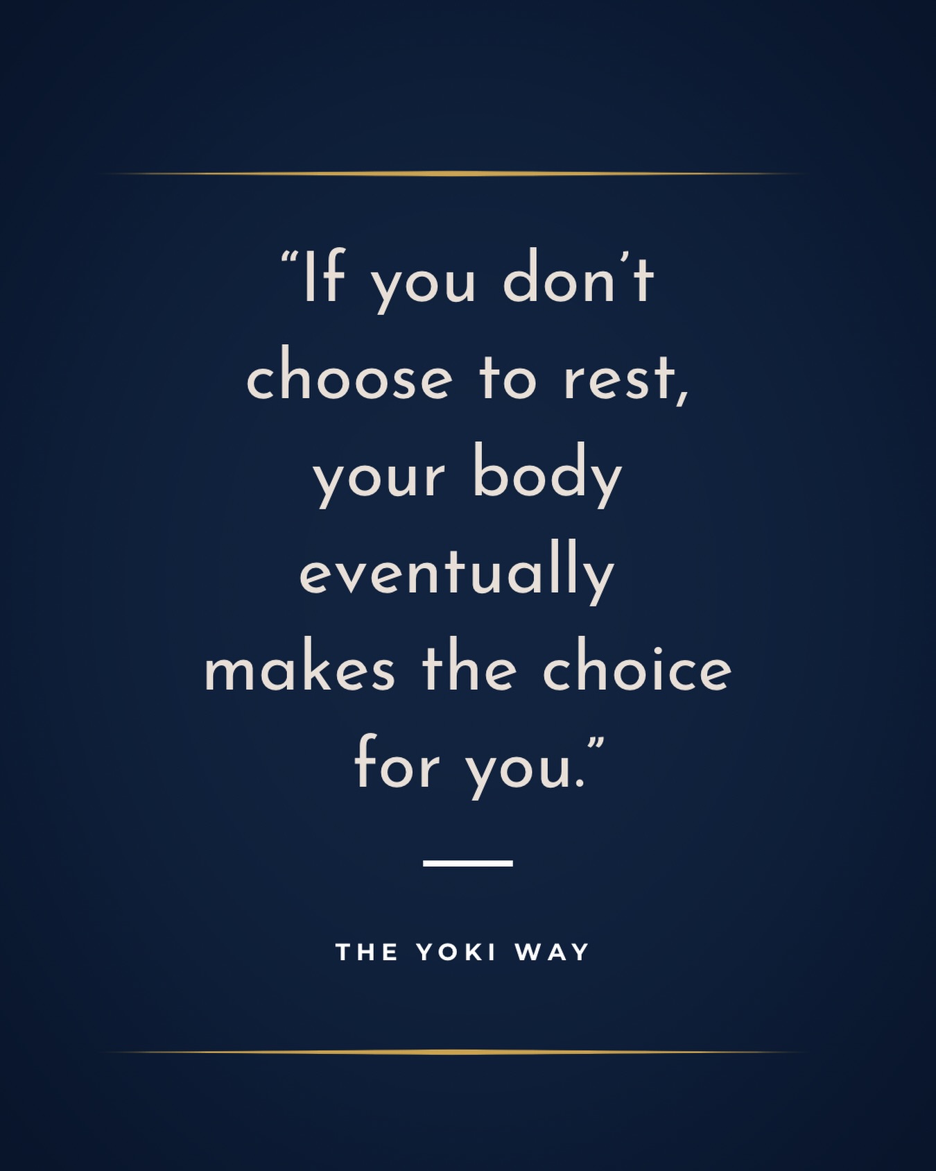 Whenever I see this quote, it always feels a bit alarmist at first. But a few seconds later, I remember how true it actually is.
I share it not to scare anyone, but as the gentle reminder we all need from time to time.
Take the rest now.
It does not have to be a big grand gesture. It can be small moments to yourself, for yourself. Those moments add up and quietly stitch you back together.
#restisloud #nervoussystemcare #slowlivingmovement #seasonofrest #totneswellbeing #soundhealinguk #theyokiway #restorativeyoga #soundtherapy #alternativemedicine #chronichealth