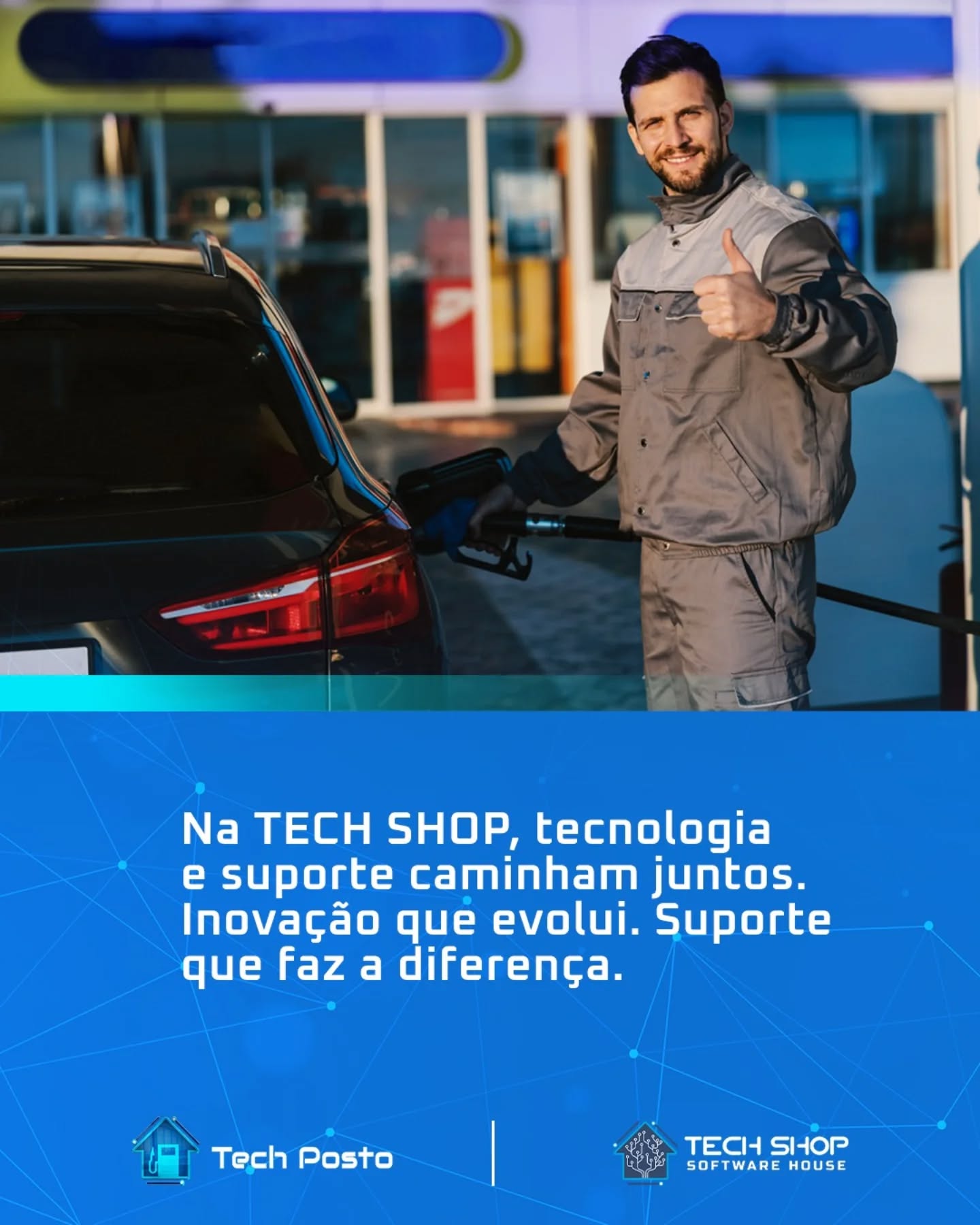 Quando tecnologia e suporte caminham lado a lado, seu posto alcança novos patamares de desempenho.⛽
Na TECH SHOP, trabalhamos para que cada processo seja mais simples, seguro e eficiente — desde o abastecimento até a gestão completa da operação.
Com sistemas inteligentes, acompanhamento especializado e soluções que evoluem com o mercado, garantimos que você tenha sempre o controle nas mãos e resultados consistentes no dia a dia.
Tecnologia que gera confiança. Suporte que faz a diferença.💙
#TechShop #TechPosto #GestãoDePostos #SoftwareParaPostos #TecnologiaQueGeraResultados #Inovação #Automação #PostoDeCombustíveis #GestãoInteligente #SoftwareHouse