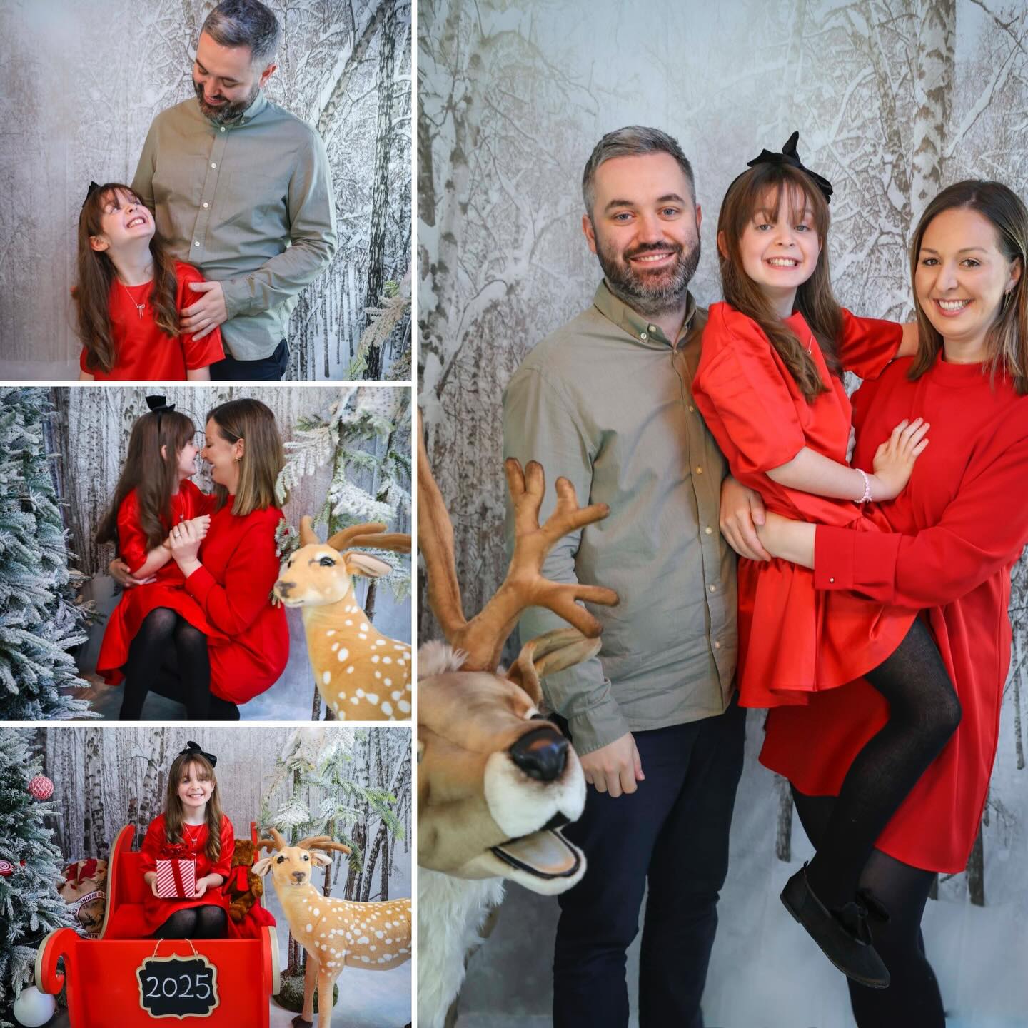 What a joy to welcome Hazel back to the studio with her family! Lovely memories to capture of this family group and thank you so much to Jenna for creating a behind the scenes reel! ✨ I really couldn’t believe how grown up Hazel has become since last year 🤩 Thank you again for the support 🎄📸 #makingmemories #familyphotography #christmasphotoshoot #thomaswhytemedia