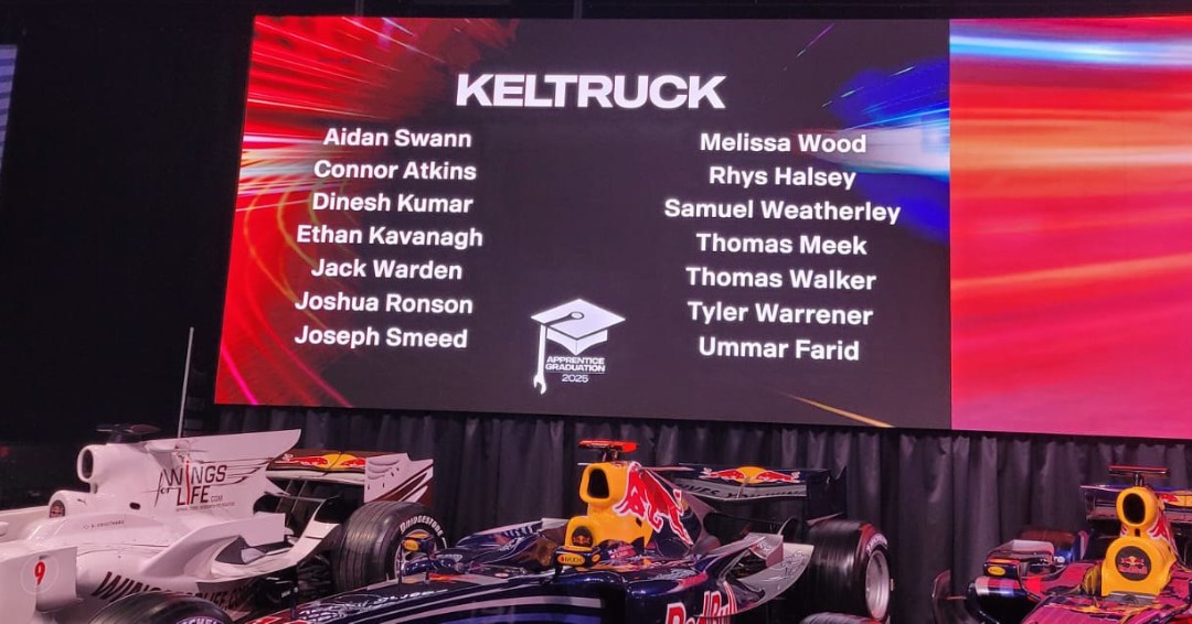 Celebrating the Future of Our Industry! 🎓
Following on from our Scania Apprentice of the Year celebrations, we are delighted to shine a light on the talented apprentices who also graduated at the same event. Their hard work, determination and professionalism were on full display – a true credit to themselves and to Keltruck.
A special mention goes to Kian Harvey, who represented us as a finalist in the Scania HGV Technician Apprentice of the Year competition on the day. His commitment and performance throughout the programme have been outstanding, and we are incredibly proud to have him in the Keltruck family.
Congratulations to all of our newly-qualified apprentices — your journey is just beginning, and the future looks very bright indeed.
#WorkWithTheBest