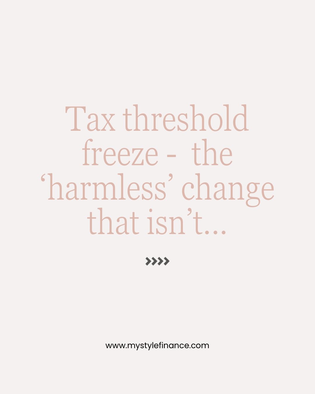 It was announced yesterday that the tax thresholds are staying frozen. Whilst this may seem harmless, itās actually going to end up costing you more⦠swipe to find out how
#tax #budget #finance