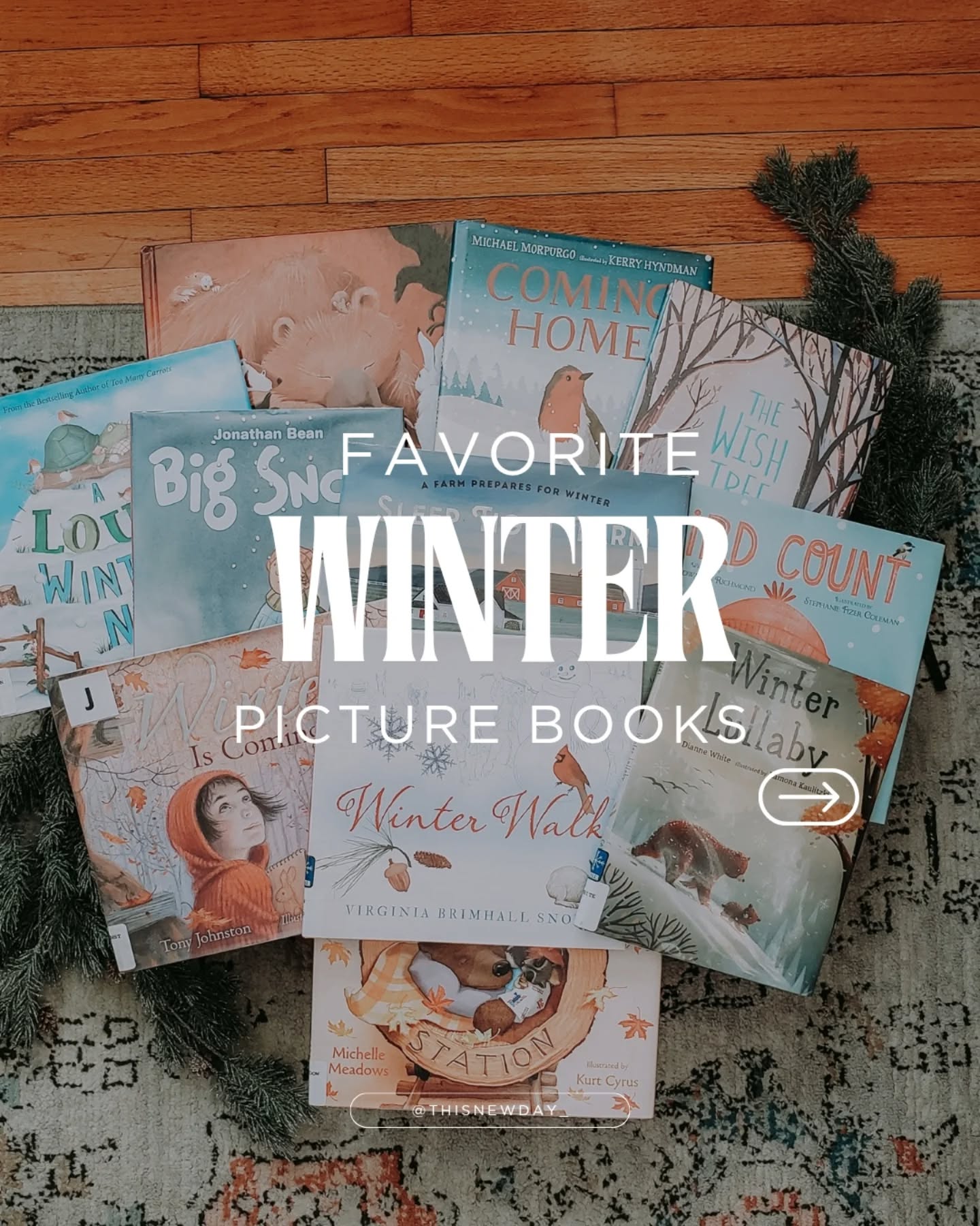 ❄️ Winter Books ❄️
Today for #livingbooklegacy our book group is sharing favorite winter books!!
I always think holiday and seasonal book stacks are the most gorgeous, so these are some of my favorite posts! 🥰
Here is a just a few of our family favorites:
❄️Ten Ways to Hear Snow by Cathy Camper
❄️ The Search for the Giant Arctic Jellyfish by Chloe Savage
❄️ Big Snow by Jonathan Bean
❄️ Blizzard by John Rocco
❄️ Rescuing Titanic by Flora Delargy
❄️ Brave Irene by William Steig
❄️ Sleep Tight Farm by Eugenie Doyle
❄️ The Friendship Yarn by Lisa Moser
❄️The Big Snowdown by Katy Hudson
❄️ Jonty Gentoo by Julia Donaldson
❄️ The Story Blanket by Ferida Wolff
👉🏽 Comment "WINTER" for the list of all of these PLUS more of our favorites!
➡️ I'd love to hear your winter books favorites!
And be sure to check out my friend's posts for more book fun!
@playinghomeschool
@treasuredhourbookshop
@brittsbookbin
@moraviapress
.
.
#winterbooks #winterpicturebooks #booksforwinter #naturestudy #booksforkids #picturebooks
