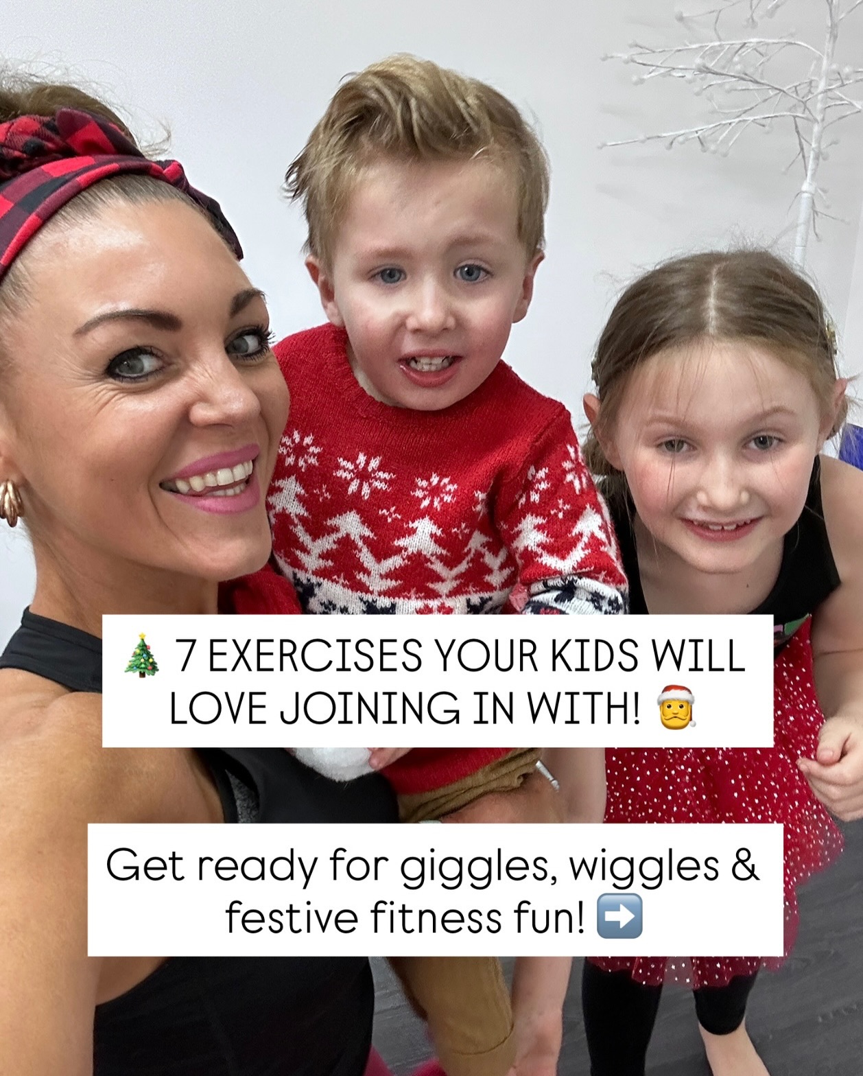 These little Fitmas moments are getting sooo many mums through the season already - bringing JOY, giggles, and that ‘I did something for me today’ feeling 🙌
The kids have been jumping in and doing my workouts with me - and you at home, and honestly, it’s the cutest chaos 😂!!
Swipe through for Christmas-themed exercises 🎄✨
Snow angels (jacks)
High 5 squats
Tinsel twists (twisting jumps)
Elf kicks (scissor kicks)
Butt kicks
Lords a leaping (lunges)
Santas sleigh lifts (glute bridge)
Each is kid-approved, and is the perfect mix of cardio + strength to keep you moving this season 🙌!!!!
I’ll also be LIVE on Thursday evening on Instagram (4th December) at 8pm to give you that December boost you need right now! (Buzzing for this with you 💃🏻!!!)
🎁 Head to the website for more Fitmas fun - including my popular ‘Advent Calendar’ workout plan 🙌 (one short workout daily!) *link in bio 👀
Msg me as always if you need motivation or that little reset !! 😍
#fitmas #christmasworkout #workoutwithkids #mummotivation #legsbumsandbubbas
