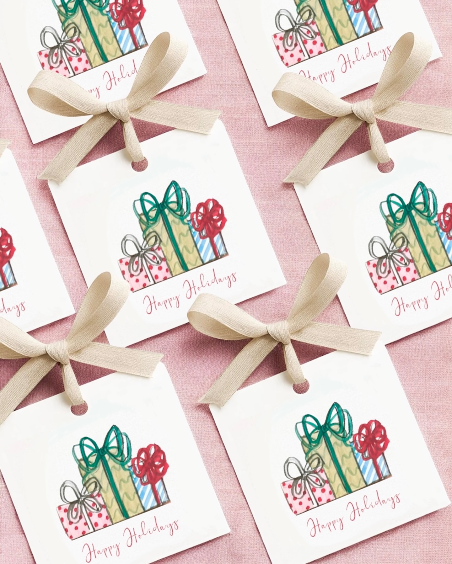 Holiday magic is in the details! Obsessed with these hand painted watercolor gift tags. Available through the link in my bio!
#HolidayGifts #GiftWrapping #FestiveFeels #CreativeDetails #HandmadeInNYC #gifttag