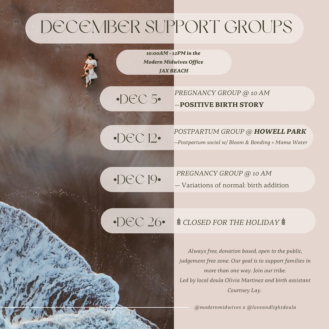 𖢔 Happy holidays friends! 𖢔
Somehow the 2025 season is already about to come to an end, who can believeeeee it?! We have some fun things planned to close out the year. We have an amazing birth story with @megan.norkus that I know SO many of you will want to hear. Spoiler alert….you will be crying. I also have a fun new toy to use for birth stories so if you want to join in on the fun, come hang!
•
Our one and only postpartum group this month will be a fun collab with @bloomandbonding x @drinkmamawater for a park day filled with goodies and mama friends. You won’t want to miss out!
•
We will end the month with a pregnancy group that will normalize birth variations and leave a positive impact on our pregnant mamas as they prepare their bodies for birth! All such fun and exciting things to look forward to. We hope to see you there!