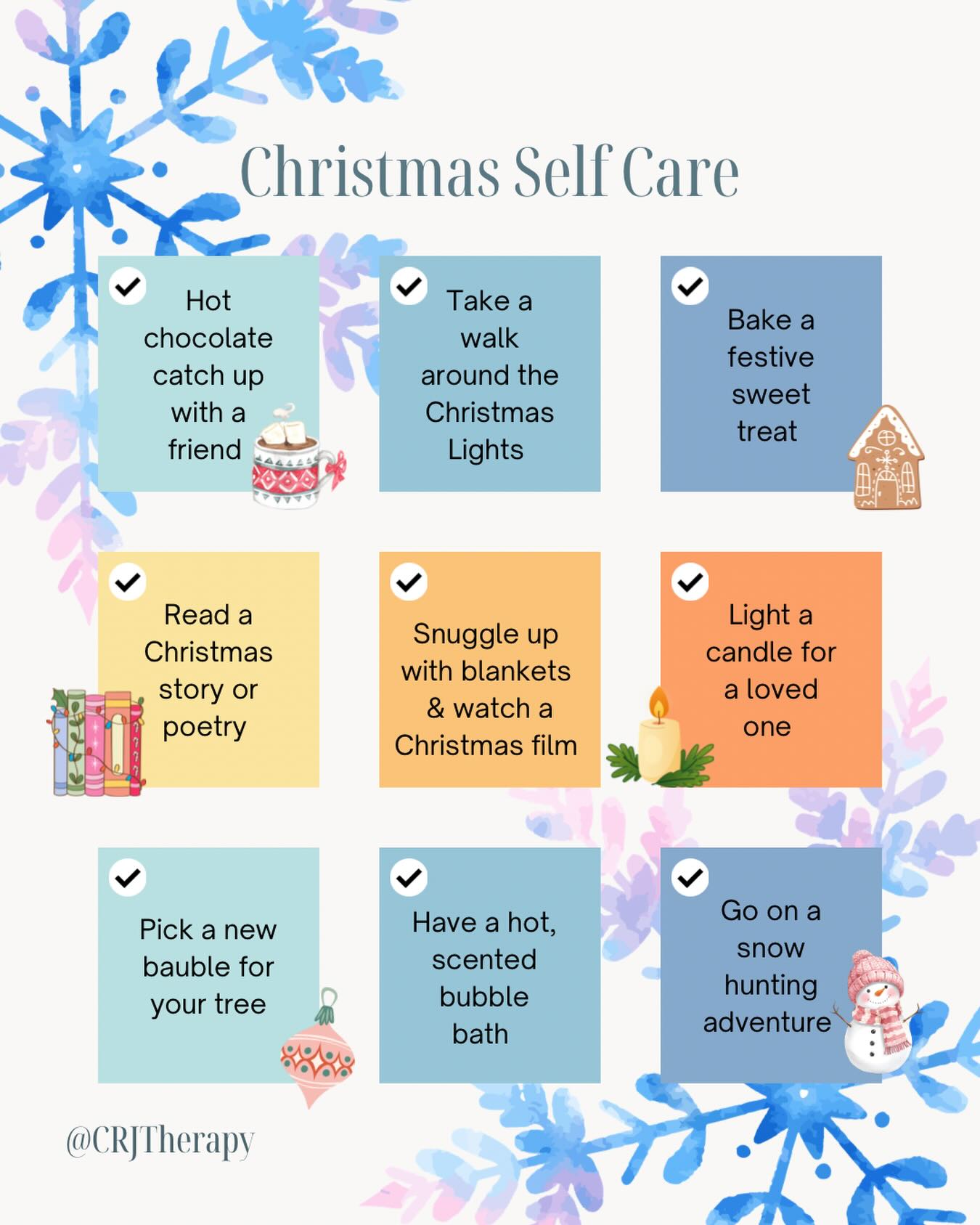 ✨ Christmas can be magical…and exhausting too! Here are some gentle ways to slow down, breathe, and reclaim a little joy this season. Which one will you try first? ❄️💛
#christmasselfcare #christmas #therapy #wellnessjourney #selfcare #bekind