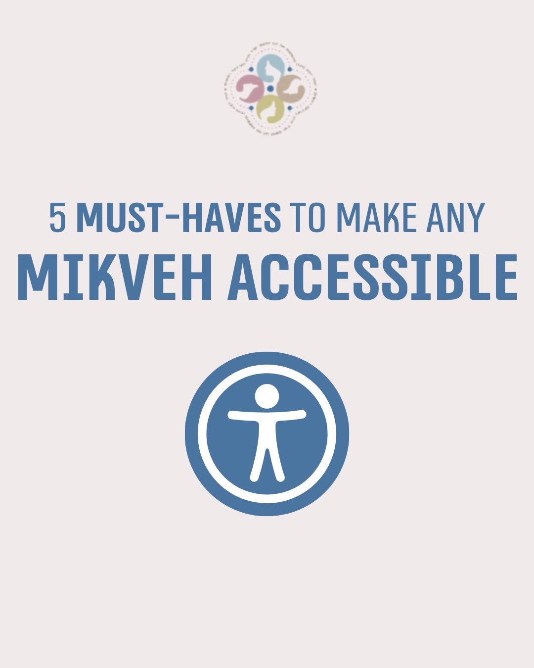 Even if a mikveh can’t be fully accessible, small thoughtful changes can make a big difference. Pay attention to every woman’s needs, and make the mikveh experience more comfortable for all.
#accessibilityforall #accessibilitymatters #disabilityawarness #jewishwoman #jewishlife #jewishvalues #mikveh