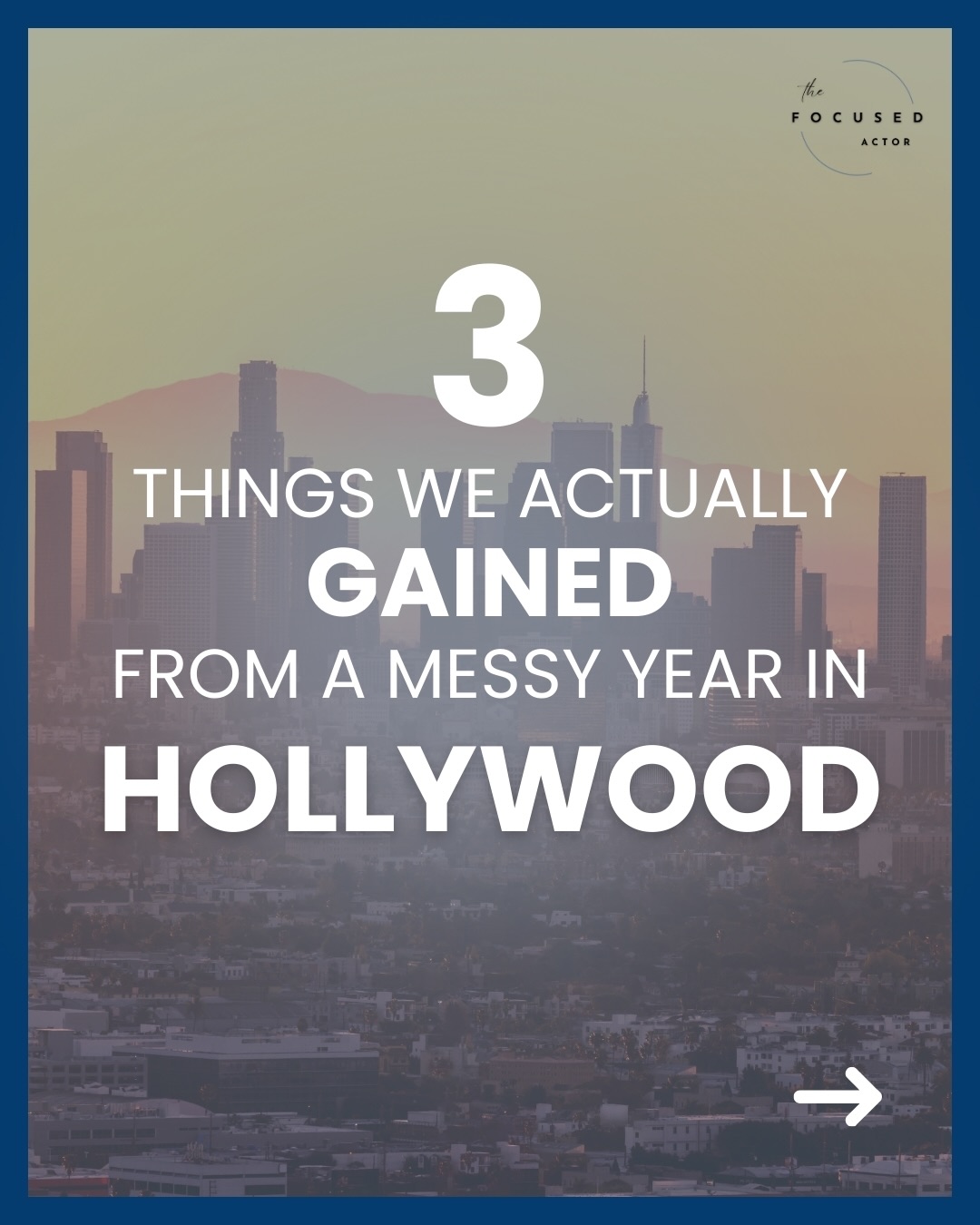 Turns out chaos teaches things a clean year never will.
✨ Clarity
✨ Humanity
✨ A stronger indie landscape
This year wasn’t steady, but it was revealing — and that’s its own kind of gift.
Which of the 3 resonated with you the most? 👇
#stayfocused #actortips #LAactor #actorlife #actorsofinstagram