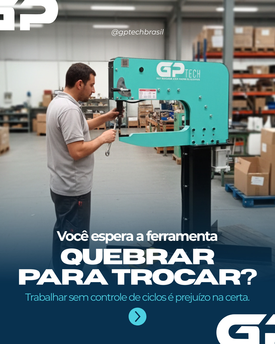 Pare de pilotar sua produção no escuro. 🚫💡
Você sabe exatamente quantas uniões sua máquina fez hoje? E quanto falta para a próxima afiação de ferramenta?
Se a resposta for "não" ou "acho que...", você está perdendo dinheiro.
O Contador de Ciclos PontoTech é o acessório que transforma "achismo" em gestão profissional:
✅ Manutenção no tempo certo: Troque ou afie ferramentas antes que elas quebrem e parem sua linha.
✅ Controle de lotes: Saiba a produção exata do dia sem contagens manuais.
✅ Durabilidade: Aumente a vida útil do seu equipamento com preventivas baseadas em dados reais.
Não espere a máquina parar para agir.
💬 Comente "CONTADOR" ou chame no link da bio para instalar o seu.
#GPTECH #Industria40 #GestaoIndustrial #ManutencaoPreventiva #PontoTech #ControleDeProducao #ChaoDeFabrica