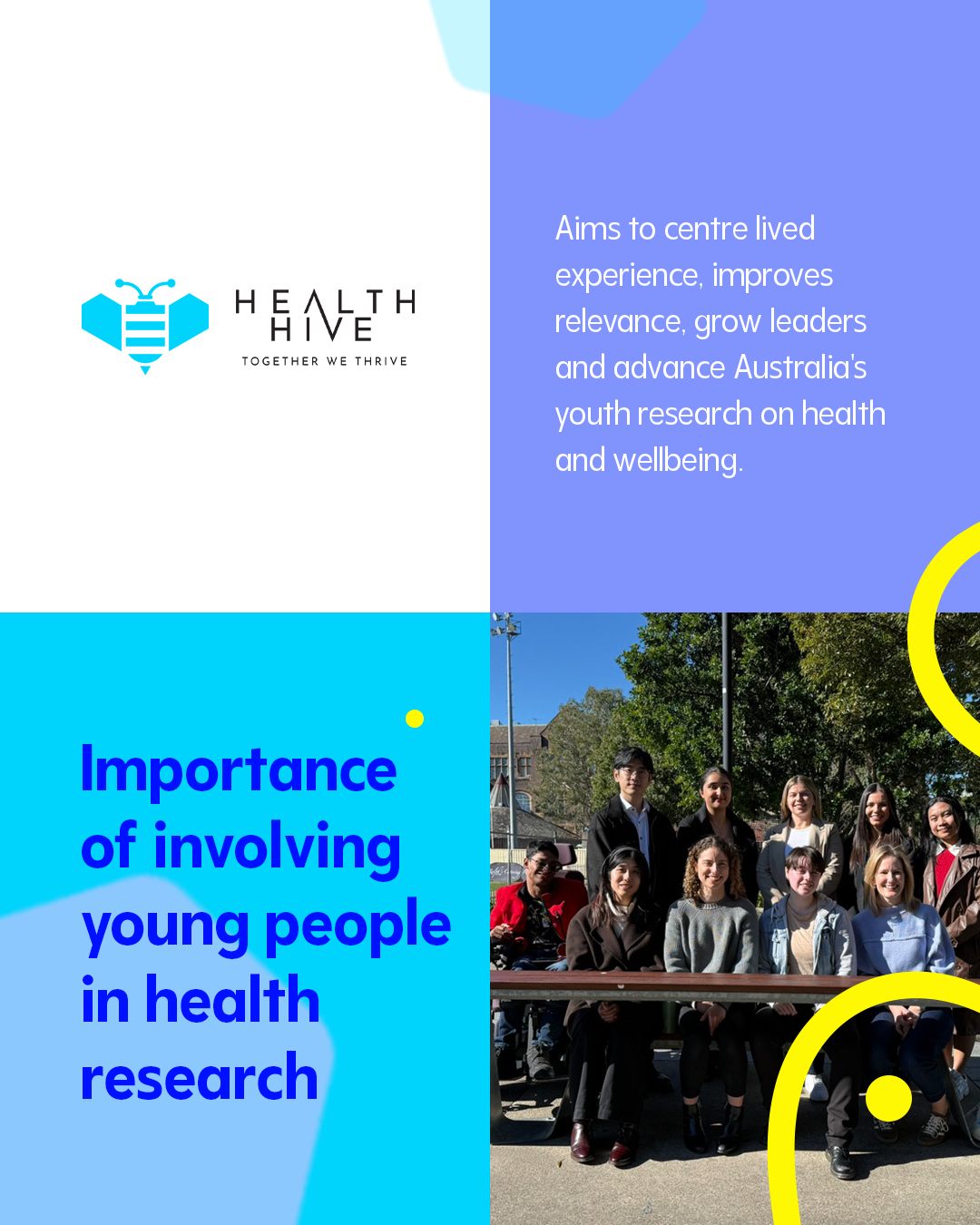 Young people know what helps and what gets in the way. When they are involved in health research, the ideas are stronger, the questions are sharper and the solutions fit real life.
This is not token input. It is practical collaboration that respects time, safety and clear roles.
Health Hive supports this with friendly teaching, simple activities and a growing hub of opportunities, so more voices can shape projects that affect them. 🌟🤝
🔗 Sign up via our link in bio.
#youthvoice #youthadvocacy #publichealth #communityhealth #researchmatters #studentvoice #healthliteracy #skillsforlife #youngpeople