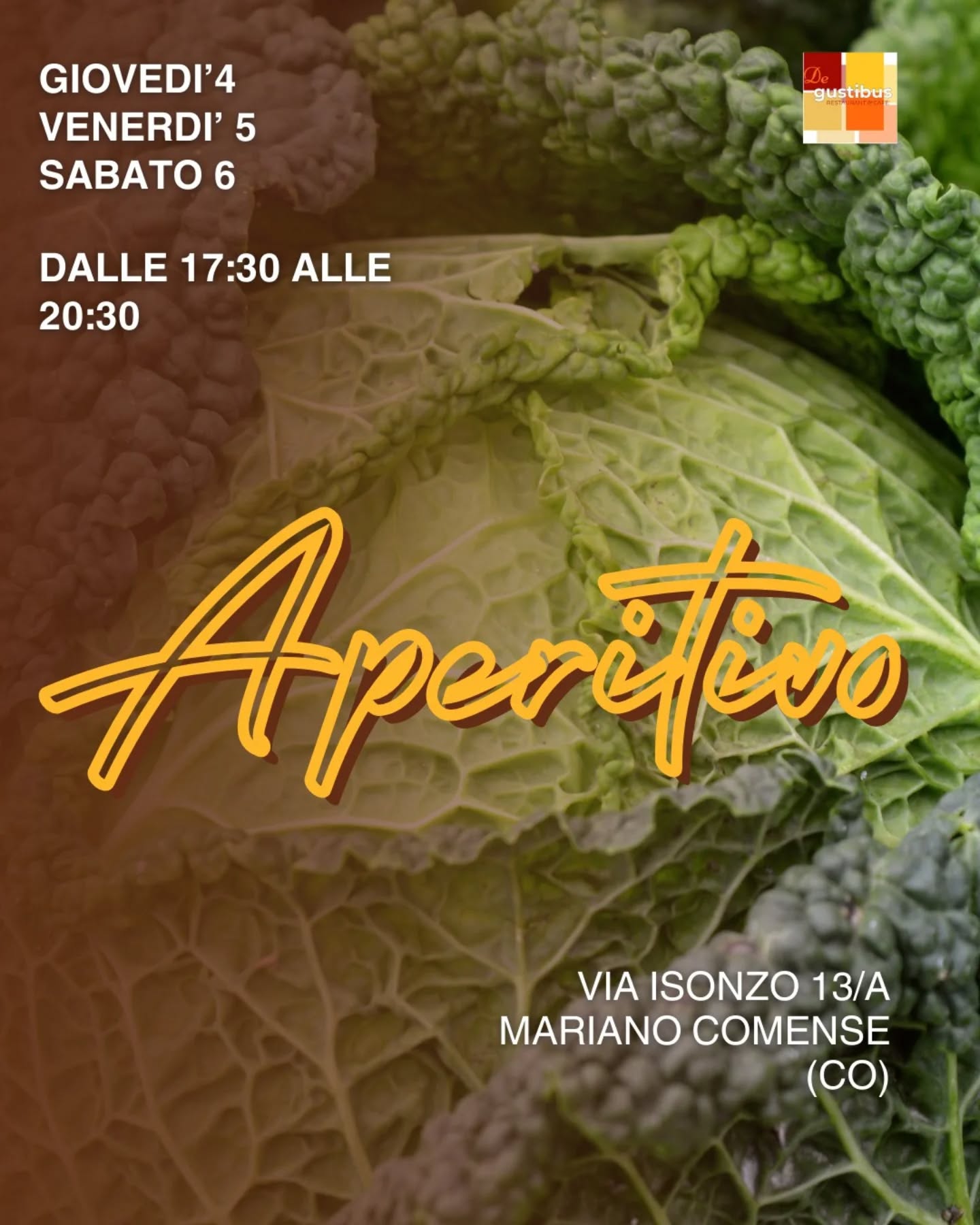 Questa settimana VERZATA!
🗓️ GIOVEDÌ 4 , VENERDÌ 5, SABATO 6
⏰ Dalle 17:30 alle 20:30
Scegli il tuo abbinamento preferito 👇
1️⃣ Verzata con Calice di Rosso— €12,00
2️⃣ Pasta Filotea con Sughi Toscani e Calice di Rosso — €9,00
Prenota il tuo tavolo:
📞 031745687
Ci vediamo stasera!
📍 Degustibus, Via Isonzo 13/A, Mariano Comense (CO)
#degustibus #degustibuscafe
#aperitivo #cassoeula