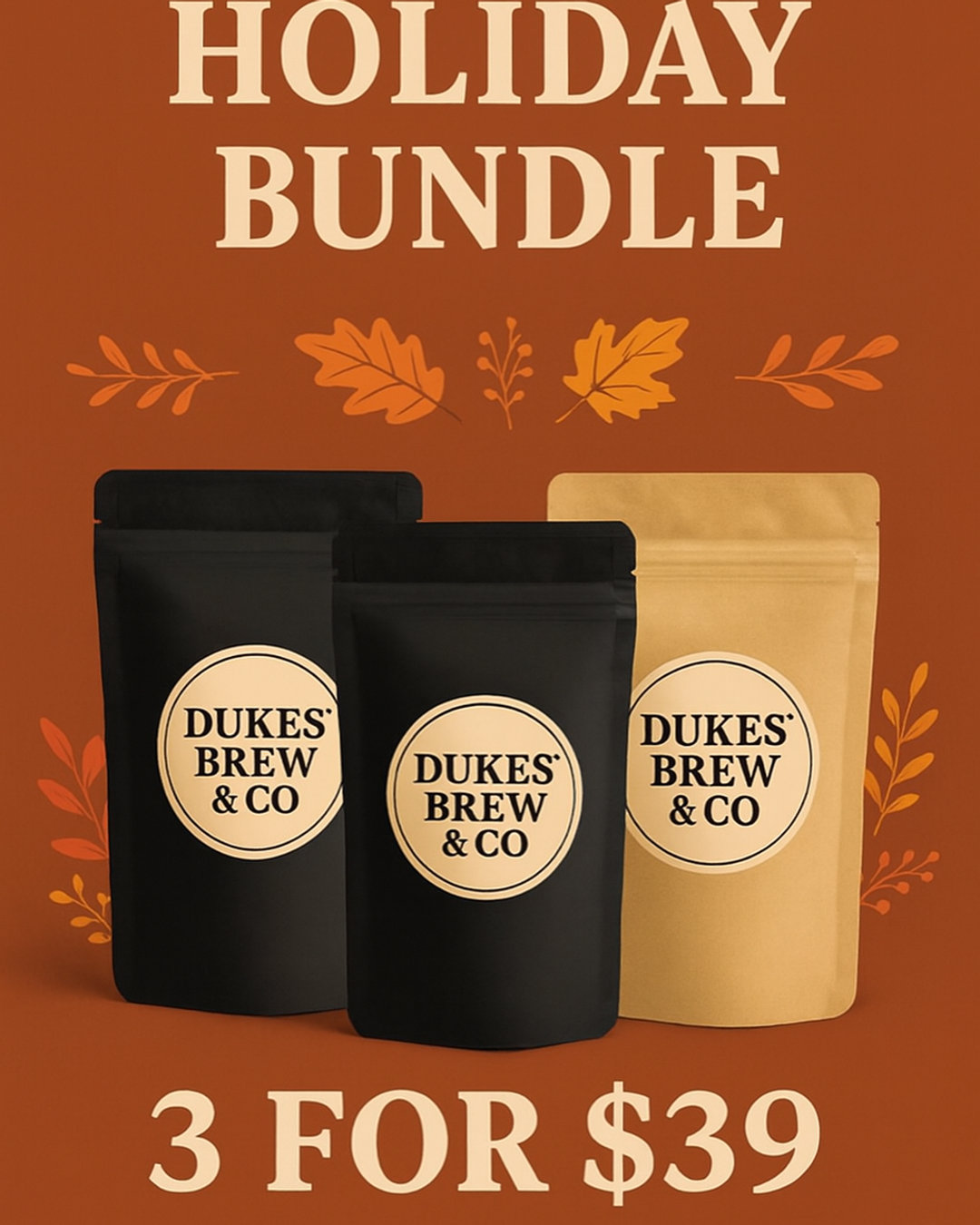 New Site + New Bundle Deal
Our Holiday Bundle is officially live — and so is our new website! 🎉☕️
Build your trio for just 3 for $39 and stock up for the season.
Mix and match your favorites:
✨ Signature Blend
✨ Casa Colombian (very limited)
✨ Brazilian (extremely limited)
Fresh-roasted, small-batch, and crafted for our community.
Shop the new website + grab your holiday bundle today.
👉 dukesbrewandco.com
#holidaycoffee #smallbatchcoffee #phillycoffee #coffeelover #dukessbrewandco #supportsmallbusiness
