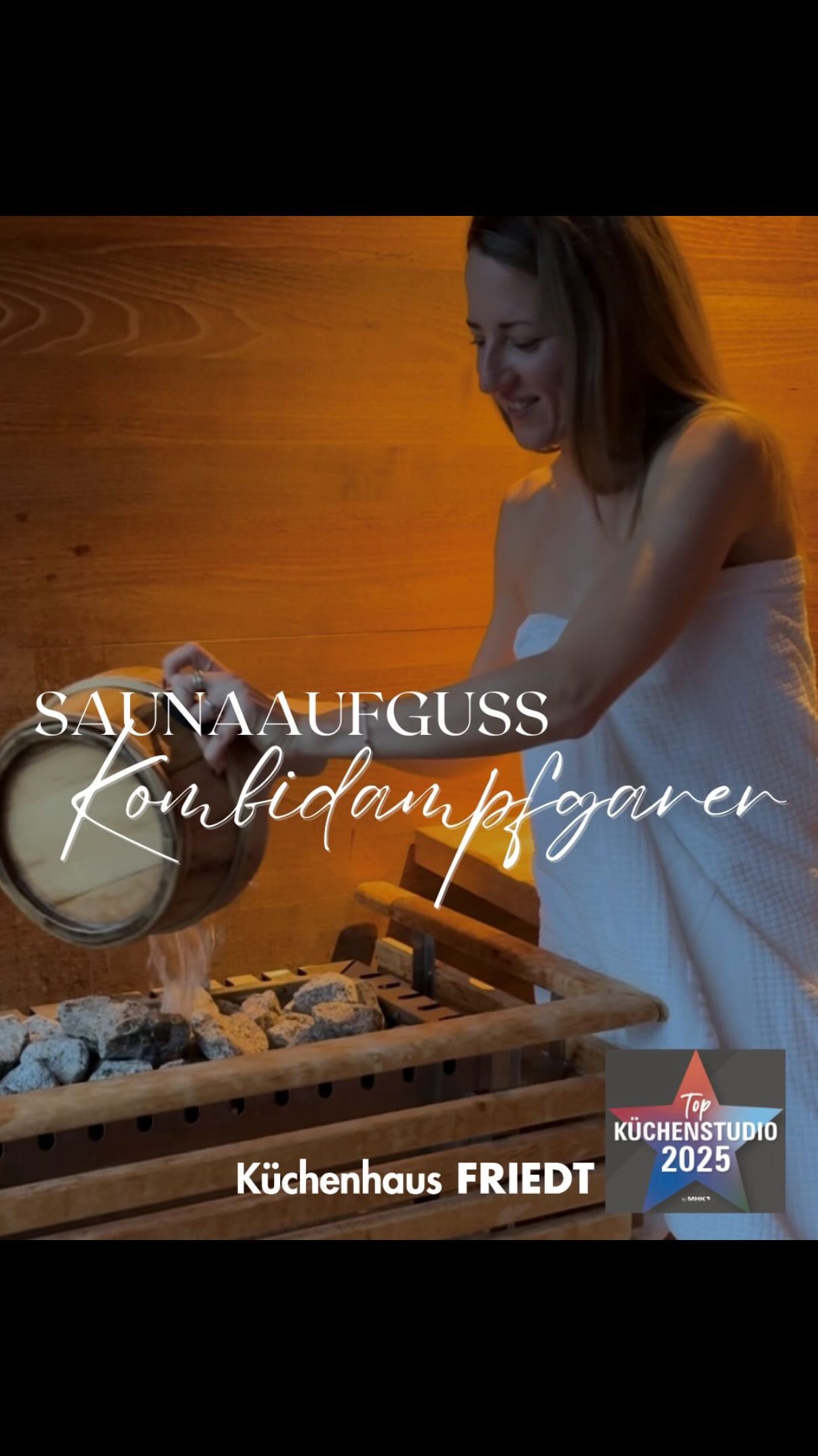 Heute genießen wir eine entspannende Sauna-Session mit Julia!
Einige haben sich sicherlich schon gefragt, wie ein Kombi-Dampfgarer funktioniert. Ganz einfach: Es ist vergleichbar mit einem Aufguss! Die Hitze steigt, während die Temperatur konstant bleibt, wodurch die Gerichte eine wunderbare Kruste bekommen und die Mitte schön saftig bleibt.
Perfekt für alle Genussliebhaber! #Sauna #KombiDampfgarer #Kulinarik #Entspannung #küche #küchenplanung #kücheninspo #küchendesign #kücheninspiration #küchenhausfriedt #backofen #dampfgarer #kombidampfgarer