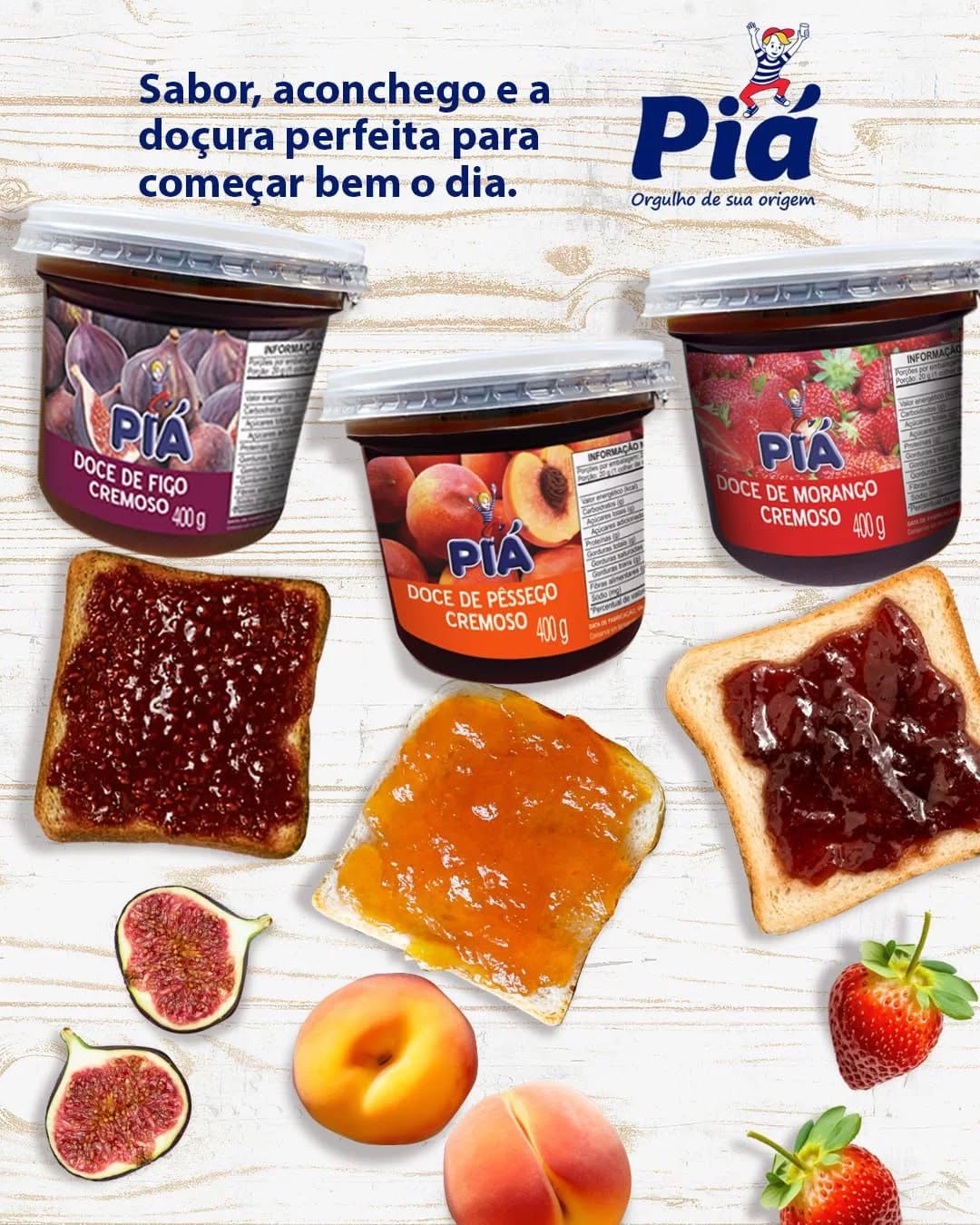 Começar o dia com doçura faz toda a diferença. 🧡
Os Doces de Fruta Piá deixam a manhã mais leve, gostosa e com aquele sabor que abraça.
Um toque de carinho para transformar o início do seu dia!
#cooperativapia #orgulhodesuaorigem