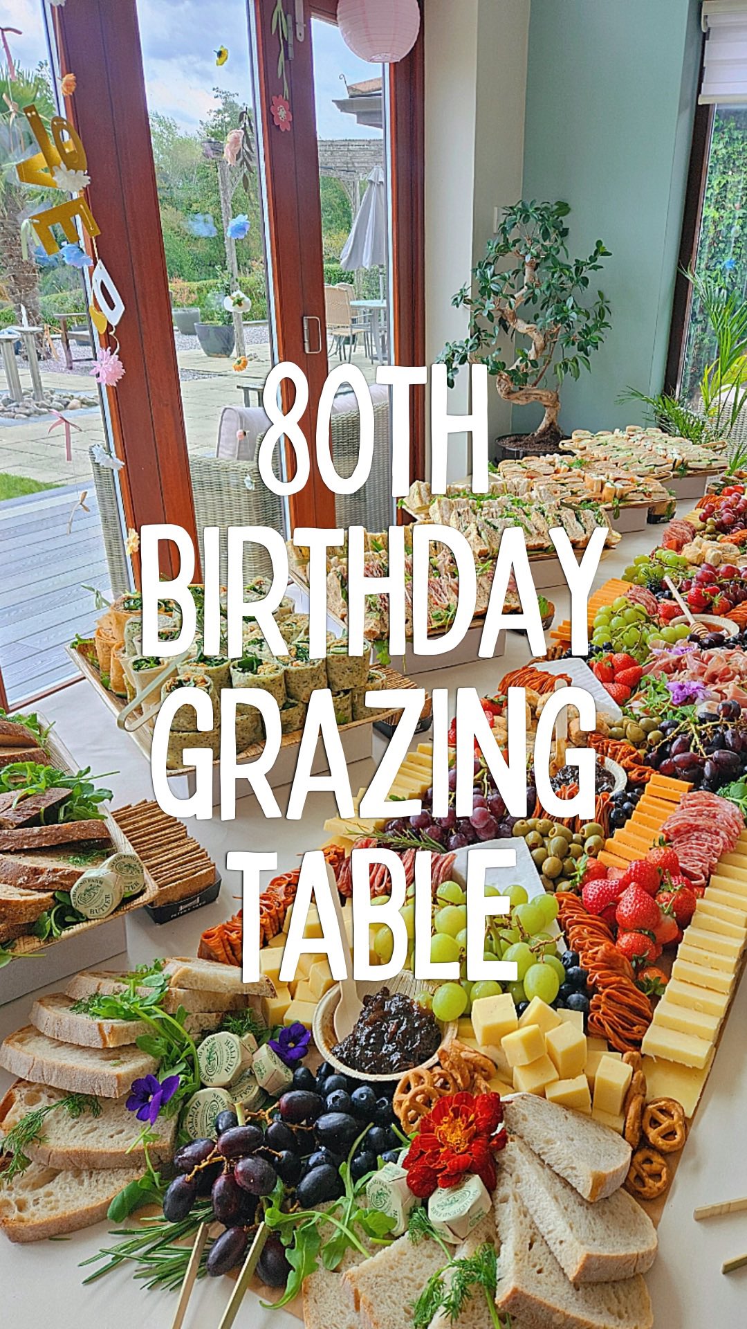 Beautiful Views + Grazing Board = A Good Day ☀️
Our Flat Grazing Table & Deli Platters for an 80th Birthday Celebration 🍾
