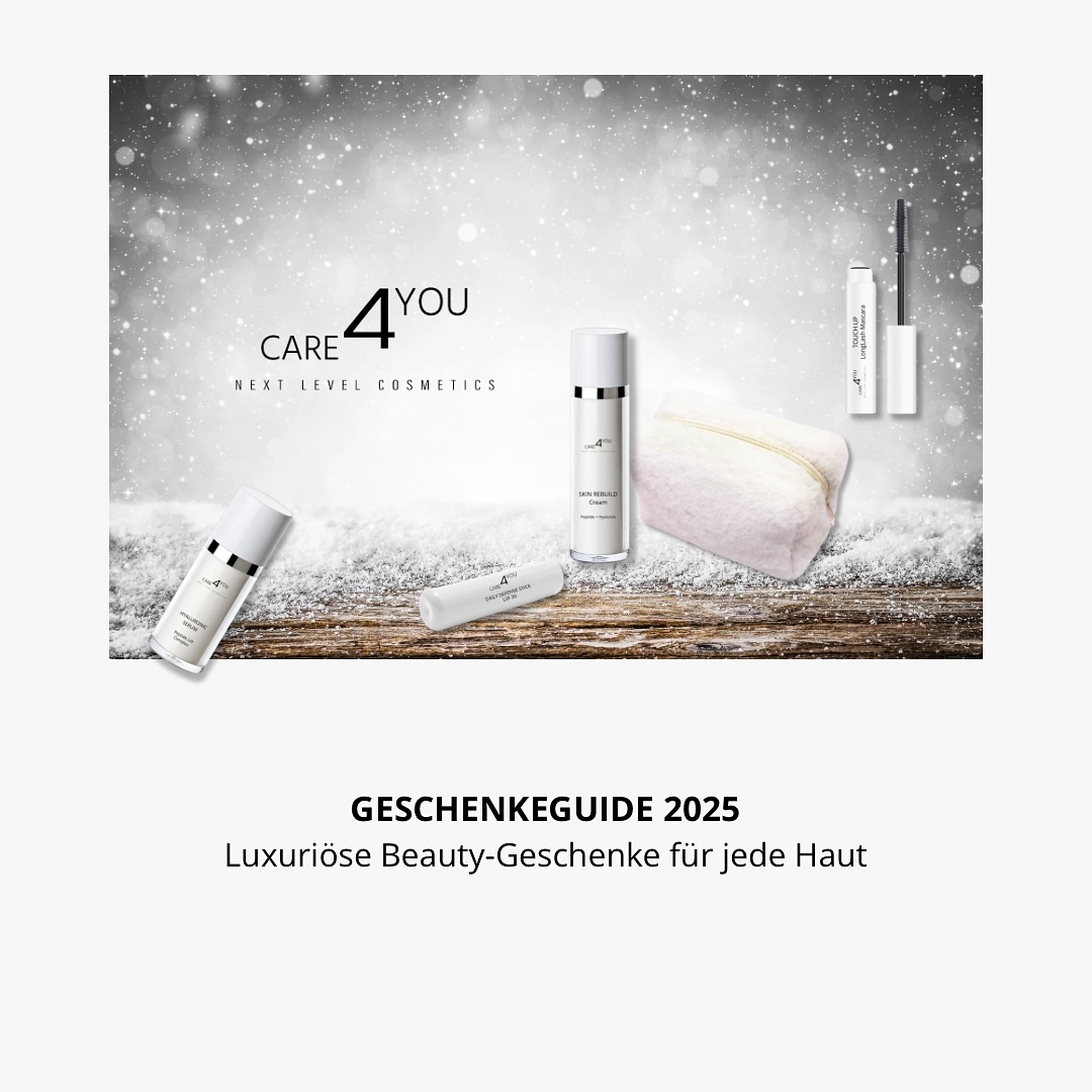 Mein CARE4YOU Geschenkeguide 2025 ist da ✨🎁
Hier sehr ihr eine kleine Auswahl meiner schönsten Geschenkideen - von Anti-Aging Sets bis zu kleinen Beauty-Highlights unter 50 €.
Alle Produkte und Sets habe ich mit viel Liebe für euch zusammengestellt.
Wenn ihr den kompletten Geschenkeguide nochmal durchblättern möchtet, findet ihr den Link auch nochmal direkt über den 👉🏼 Link in meiner Bio
Dort könnt ihr alle 14 Seiten anschauen - inklusive Preisen, Beschreibungen und liebevoll zusammengestellten Sets.
Alle Geschenke 🎁 werden auf Wunsch hochwertig verpackt. Wenn ihr ein Set bestellen möchtet oder Hilfe bei der Auswahl braucht: schreibt mir einfach 💛
___
#care4you #geschenkeguide2025 #geschenkideen #weihnachten2025 #beautysets #antiaging #skincareduisburg