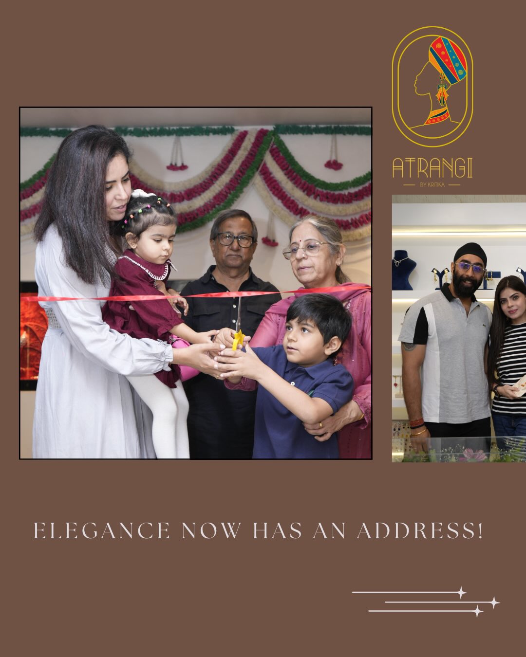 Atrangi By Kritika- A place where my heart resides. I’ve personally poured love, intention, and an undeniable sparkle into every exquisite creation. Every piece here carries a story, but, the biggest story is our shared joy. Thank you for making this possible. Come feel the love and see the sparkle we’ve created.