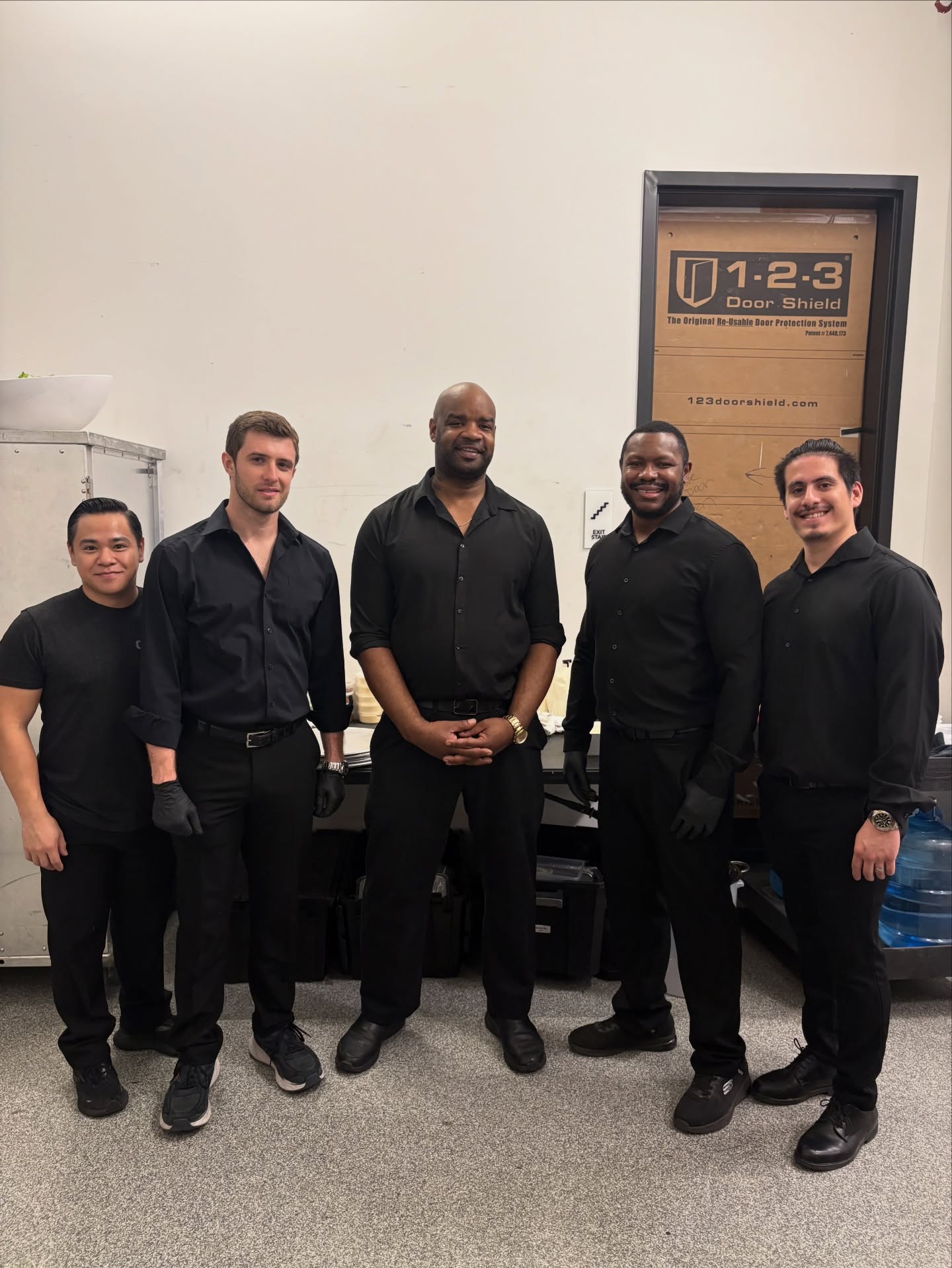 Rare sighting: the crew not in motion. Proud of this team!
#cateringservice #corporatecatering #cohosting