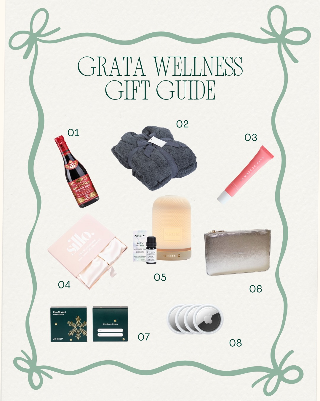 Holiday sales can feel so overwhelming, so I pulled together a few of my favorite gifts that truly nourish body, mind & soul🎁✨Here are some faves I personally use and love for you or someone you adore!
Shoutout to @curatedcreations for bringing this gorgeous graphic to life🤍
#gratawellness #holistichealingnyc #mindbodybalance #selfcarethroughgifts #holidaywellness