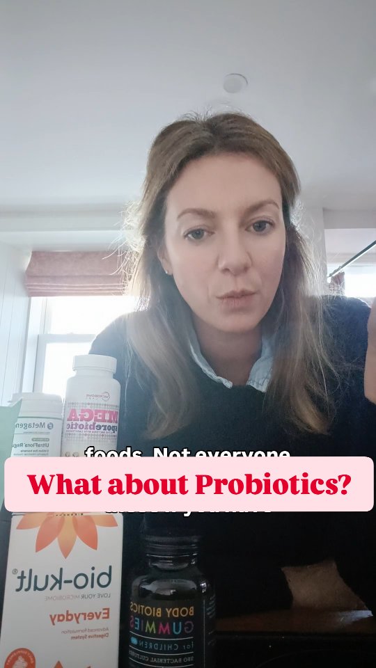 Do you take probiotics? My question is WHY? Think about your gut objectives before you reach for the pills! You can always test your stool too! Get in touch for your gut tests. #guthealth #probiotics #postbiotics