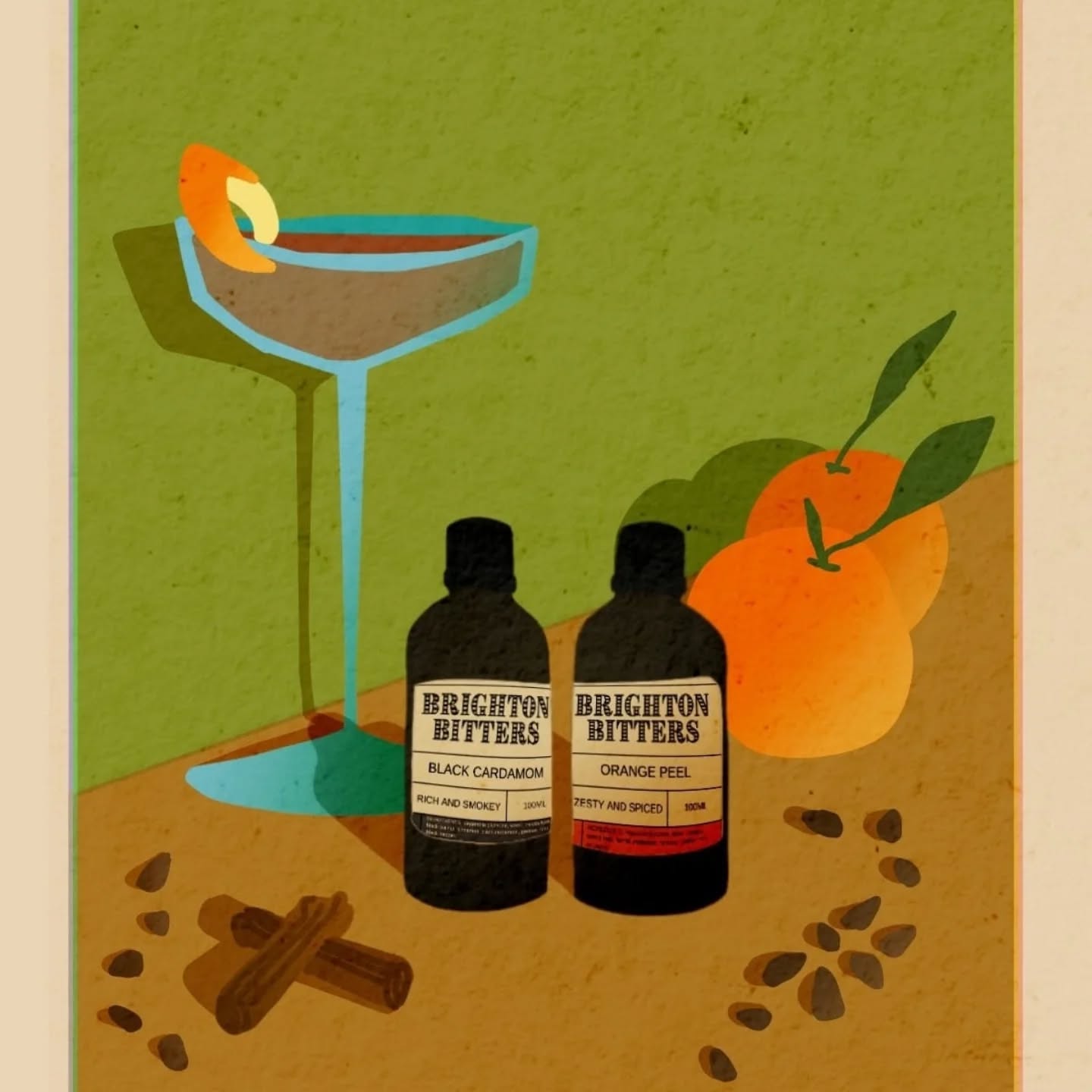 We will be at Fiveways Xmas market this Saturday. Selling our small batch bitters, handmade syrups, and other cocktail related gifts. Why not gift some cocktail joy this year.