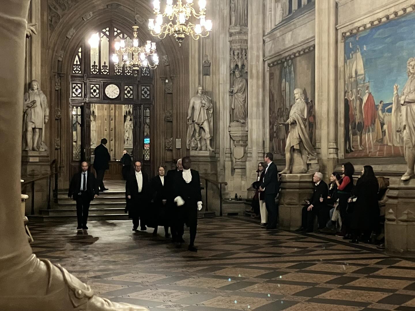 A great moment on our tour where students got to witness the tradition of The Precession of the Speaker of the House. Students were attentive and respectful throughout.