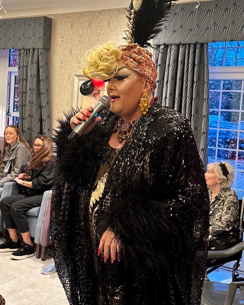 Las Vegas themed Christmas Party at the wonderful Lambwood Heights yesterday afternoon….