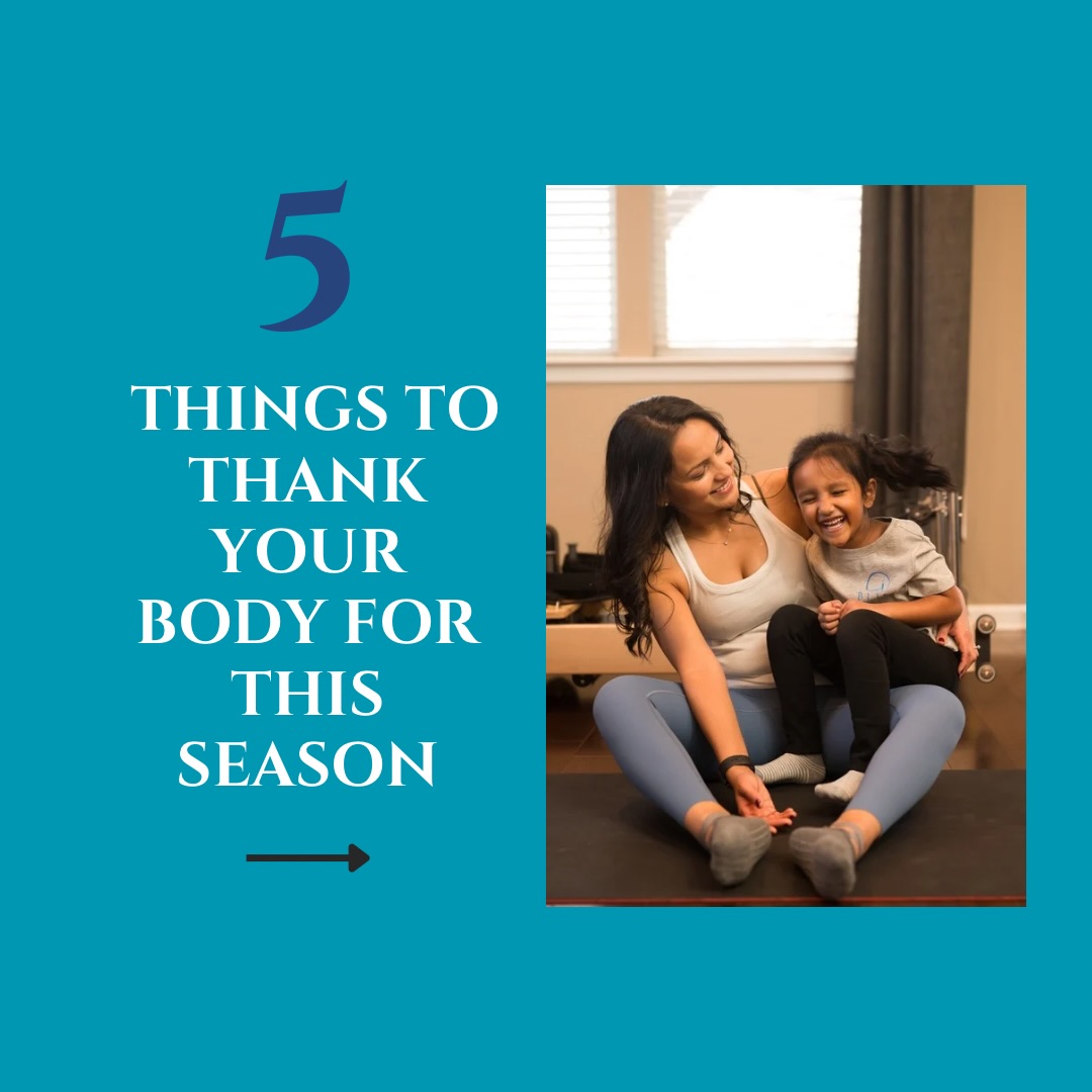 This season, let’s turn gratitude inward. 🍂
Your body has carried you through so much — from growing and nourishing life to rebuilding strength and finding balance again.
💫 Here are 5 things to thank your body for today:
1️⃣ Strength — even when you feel tired
2️⃣ Resilience — through every change
3️⃣ Adaptability — to new seasons and new roles
4️⃣ Healing — at its own pace
5️⃣ Movement — that reminds you you’re alive
Your body doesn’t need perfection — it needs appreciation. 💛
What’s one thing you’re grateful your body can do right now? 👇
#BlissPTandPilates #PostpartumWellness #PrenatalPilates #PhillyMoms #BodyGratitude #PelvicFloorHealth #ThankfulHeart #MindfulMovement #PostpartumRecovery #GratitudeSeason