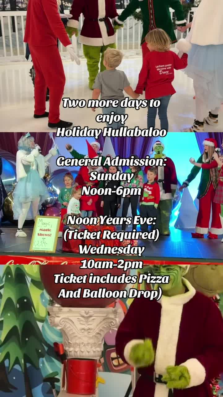 Only two more days to enjoy Holiday Hullabaloo!
Holidayhullabaloo.com
#holidayhullabalooevent #desmoinesevents #Christmas #Iowa #event #holidayhullabaloo #DesMoines #catchdesmoines #christmasevent🎄 #Christmas