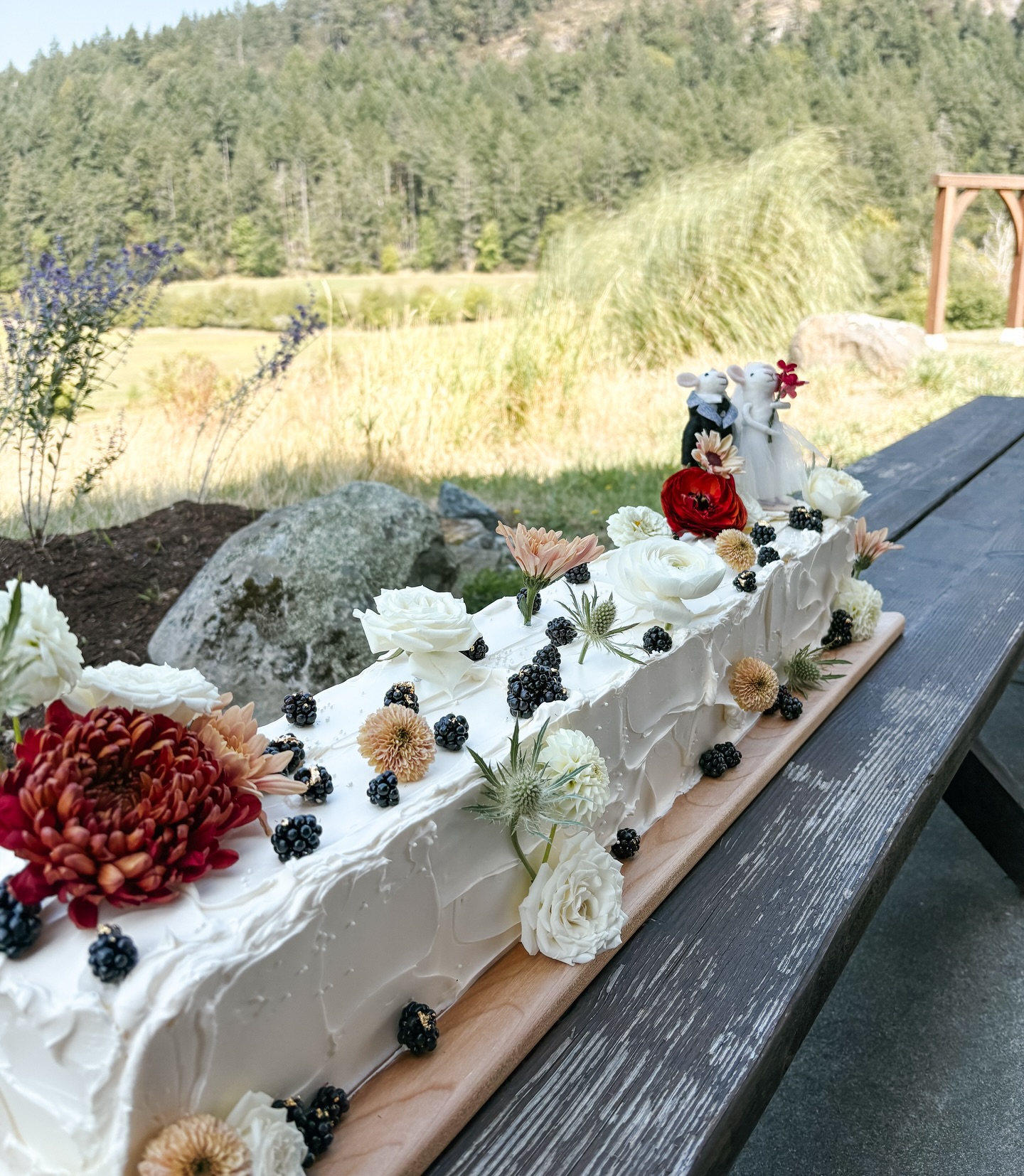 Every year I deem one cake “the queen” of the wedding season… this past summer gave me so many queens, I can’t choose just one.
BUT this one is a top contender 😍🥳