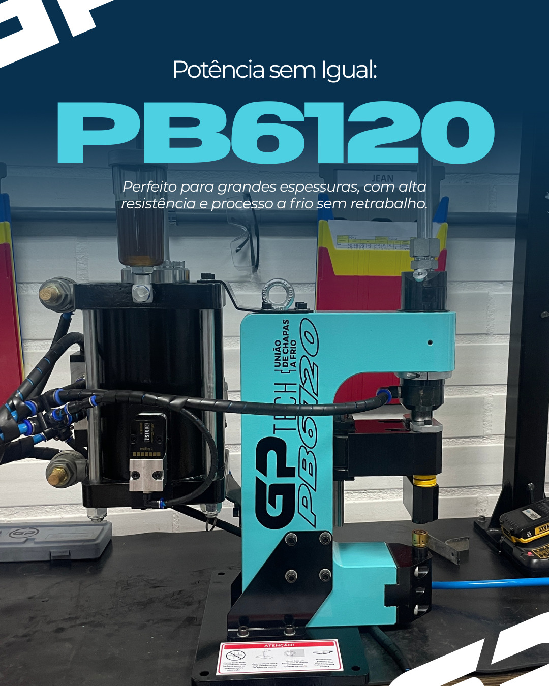 Quando a aplicação envolve estruturas sujeitas a vibração constante ou cargas elevadas, a integridade da união é inegociável. A Ponteadeira de Bancada PB6120 foi desenvolvida especificamente para garantir alta resistência mecânica em materiais de maior espessura.
Com a tecnologia PontoTech, é possível substituir o uso de rebites e parafusos em montagens críticas, eliminando a necessidade de furação prévia sem comprometer a segurança da peça. Uma solução robusta para quem precisa de eficiência em bancada e confiança em todos os pontos.
Fale com nosso time técnico e descubra se a PB 6120 é a melhor opção para a sua estrutura.
#GPTECH #PontoTech #UniãoDeChapas #IndústriaMetalúrgica #TecnologiaIndustrial