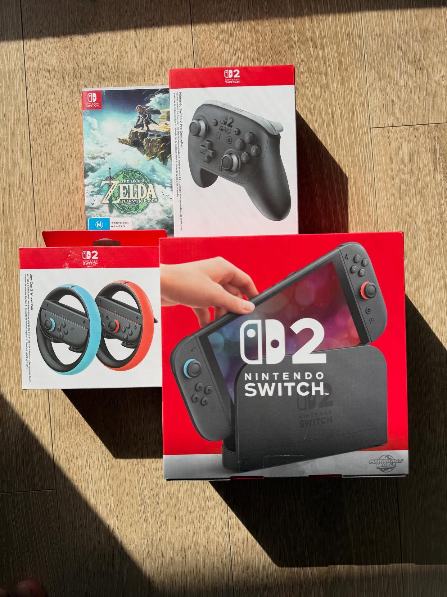 From a #sonyplaystation4pro to #nintendoswitch2 . An upgrade or a downgrade ? Not too sure. But a different experience definitely awaits me