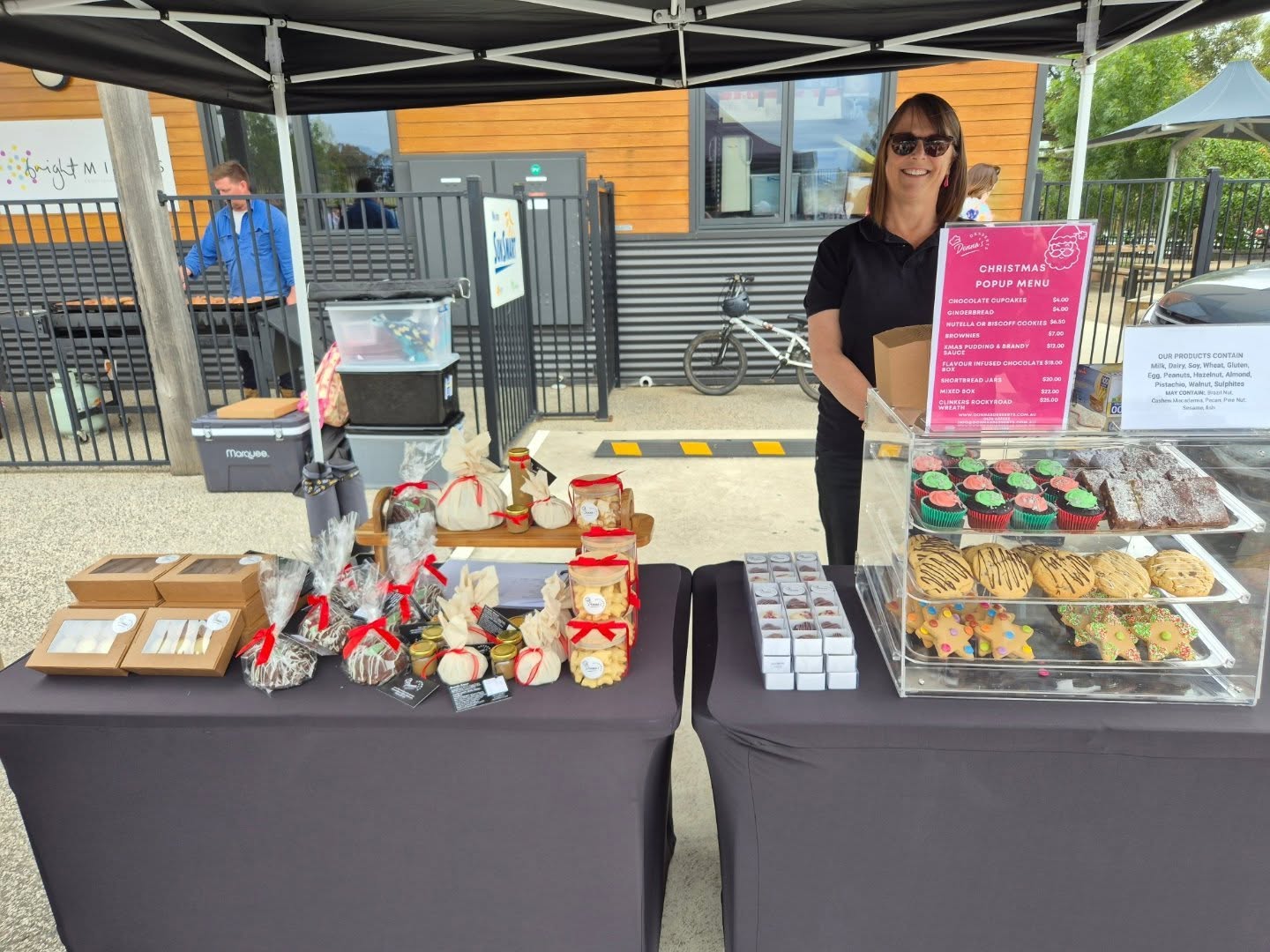 A little behind-the-scenes from Friday’s daycare Christmas party pop-up!
Huge shoutout to Ali for jumping in and helping me for the afternoon — absolute lifesaver
Christmas pop-ups are full on (in the best way), and having an extra set of hands made all the difference.
We had such a fun time meeting all the families, watching the kids with Christmas excitement and sending home plenty of sweet treats to kick off the weekend.
Thank you to everyone who stopped by, supported local, and said hi — it means more than you know 💛